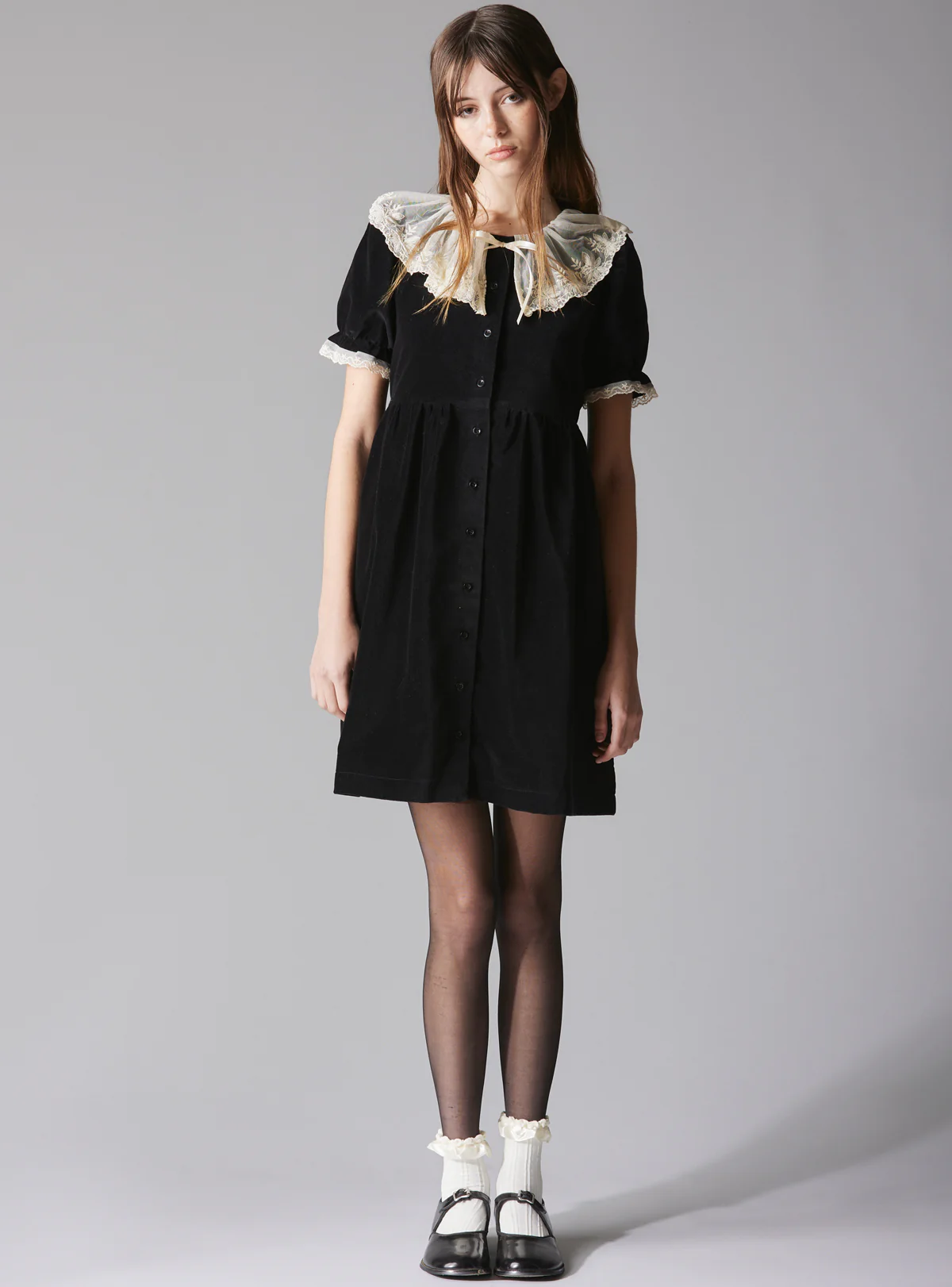 Blair Babydoll Mini Dress - Image 5