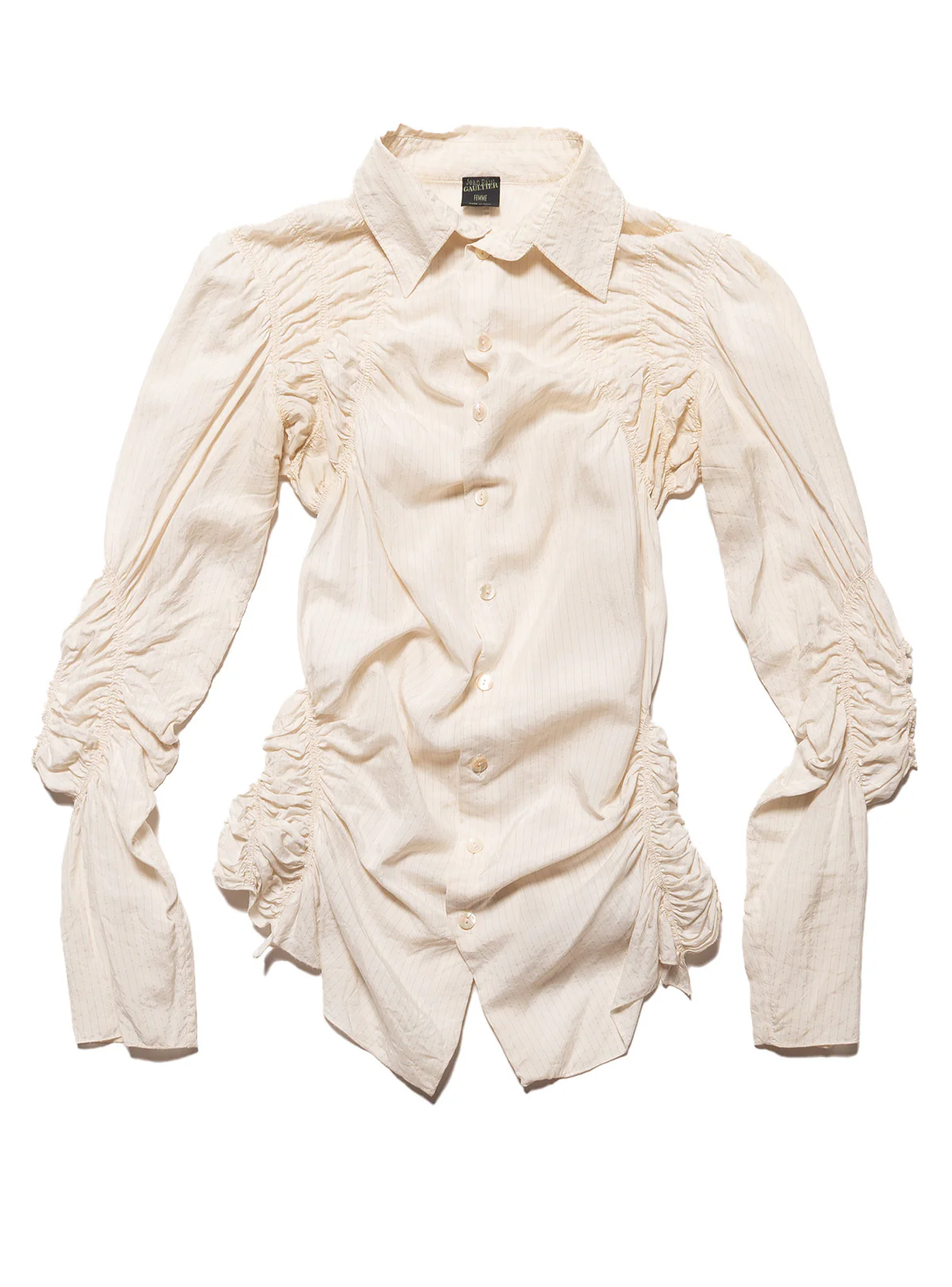 Jean Paul Gaultier Pinstripe Dress Button Down