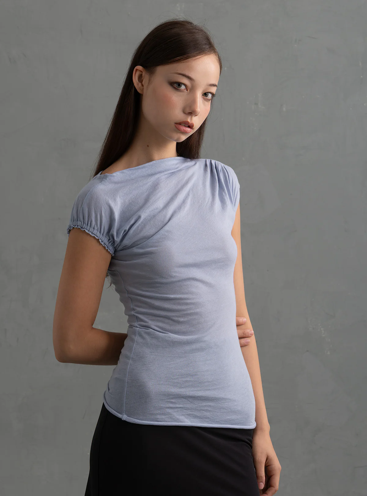 Mochi Top Light Blue - Image 2
