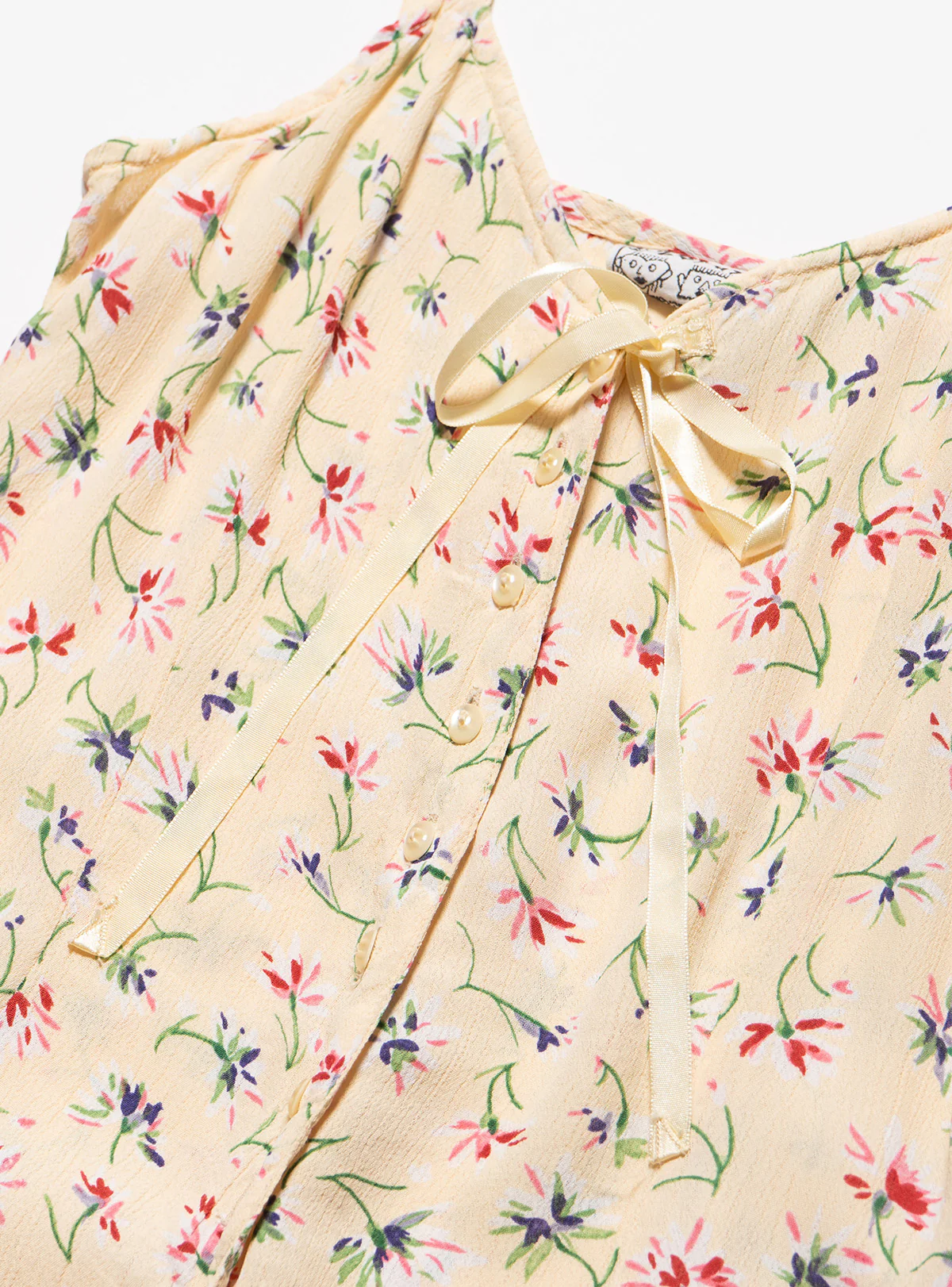Vintage 2 of Us Grunge Flower Mini Dress - Image 2