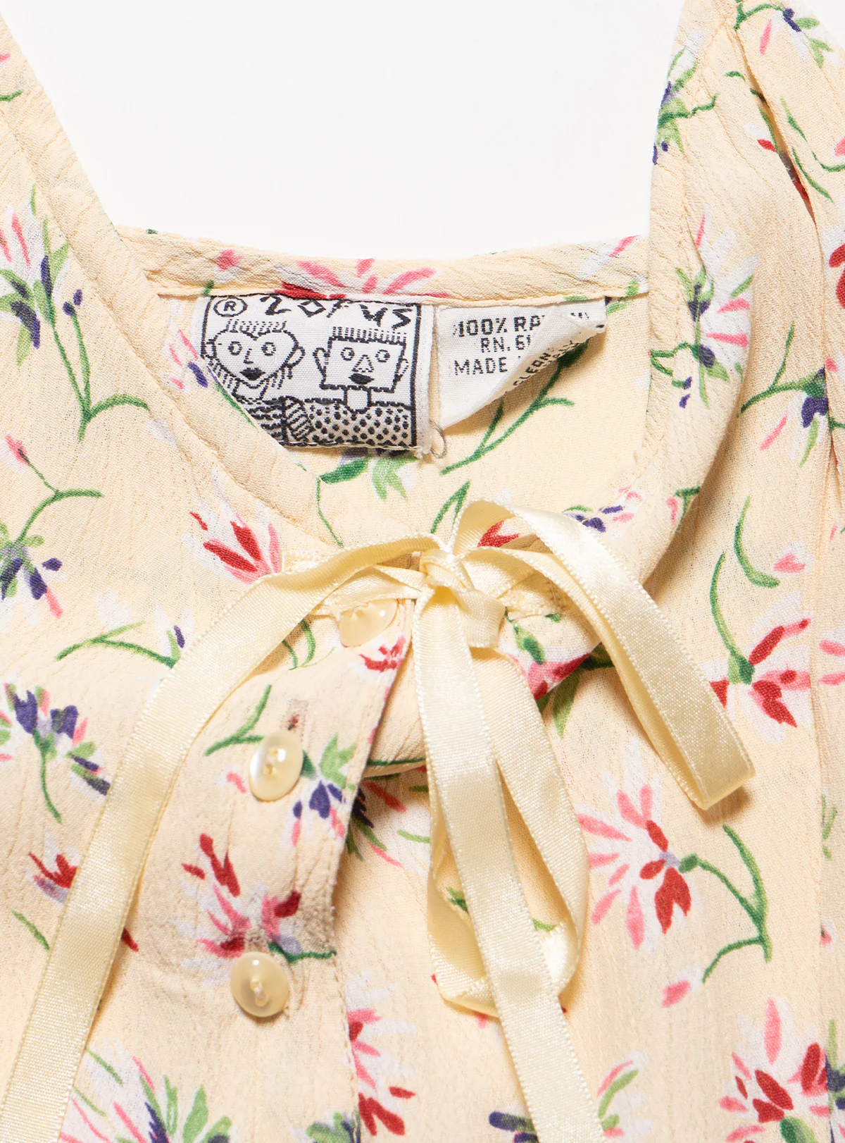 Vintage 2 of Us Grunge Flower Mini Dress - Image 3