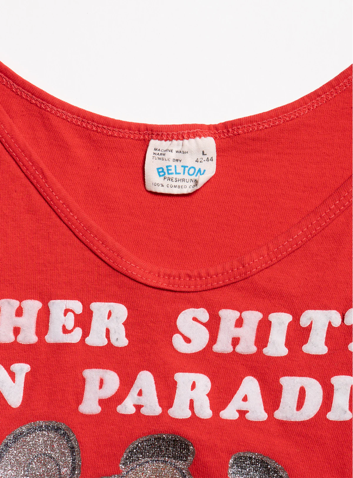 Vintage Another Shitty Day in Paradise Pink Panter Tank - Image 3