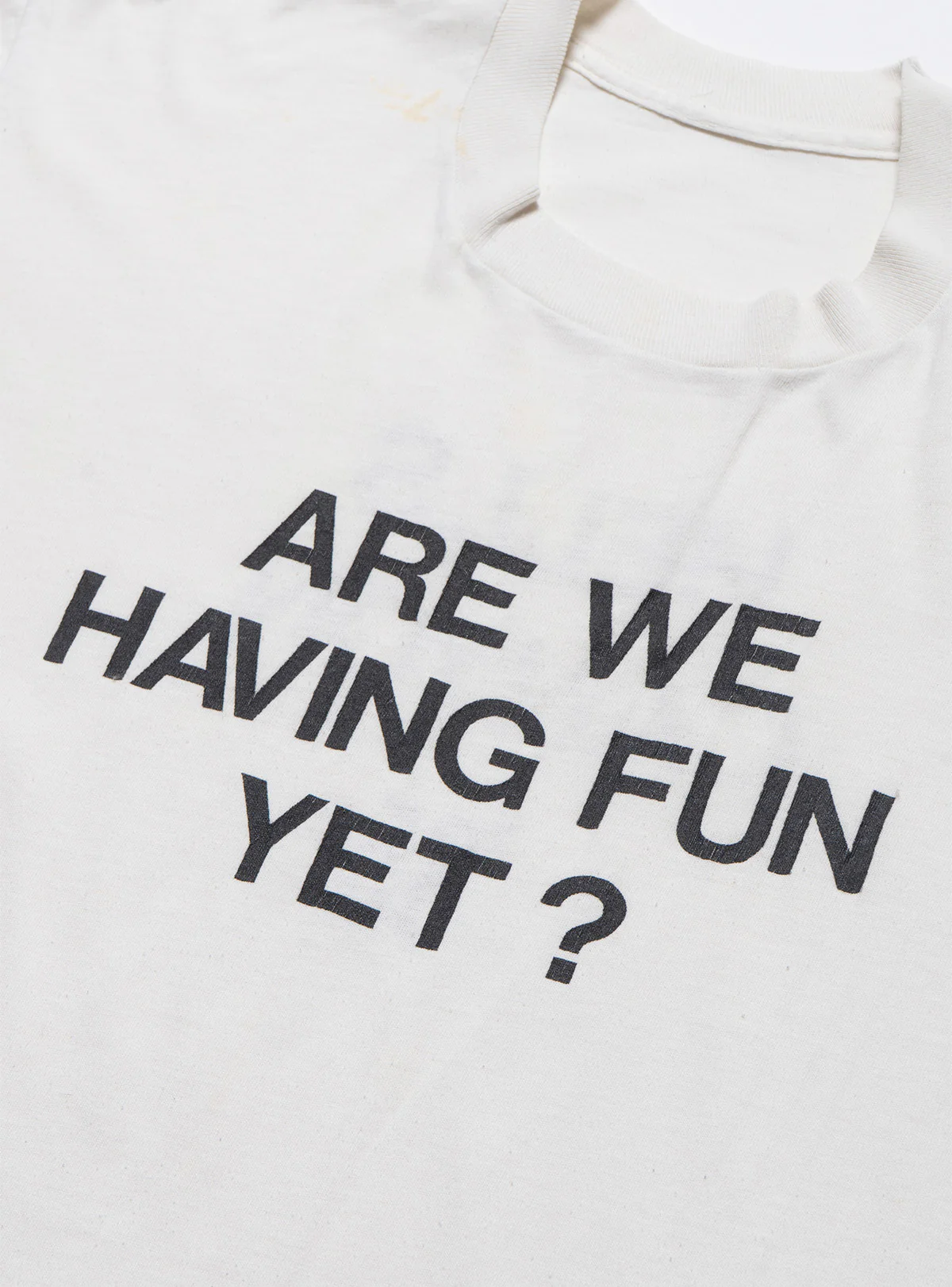 Vintage Are We Having Fun Yet? Tee - Image 2