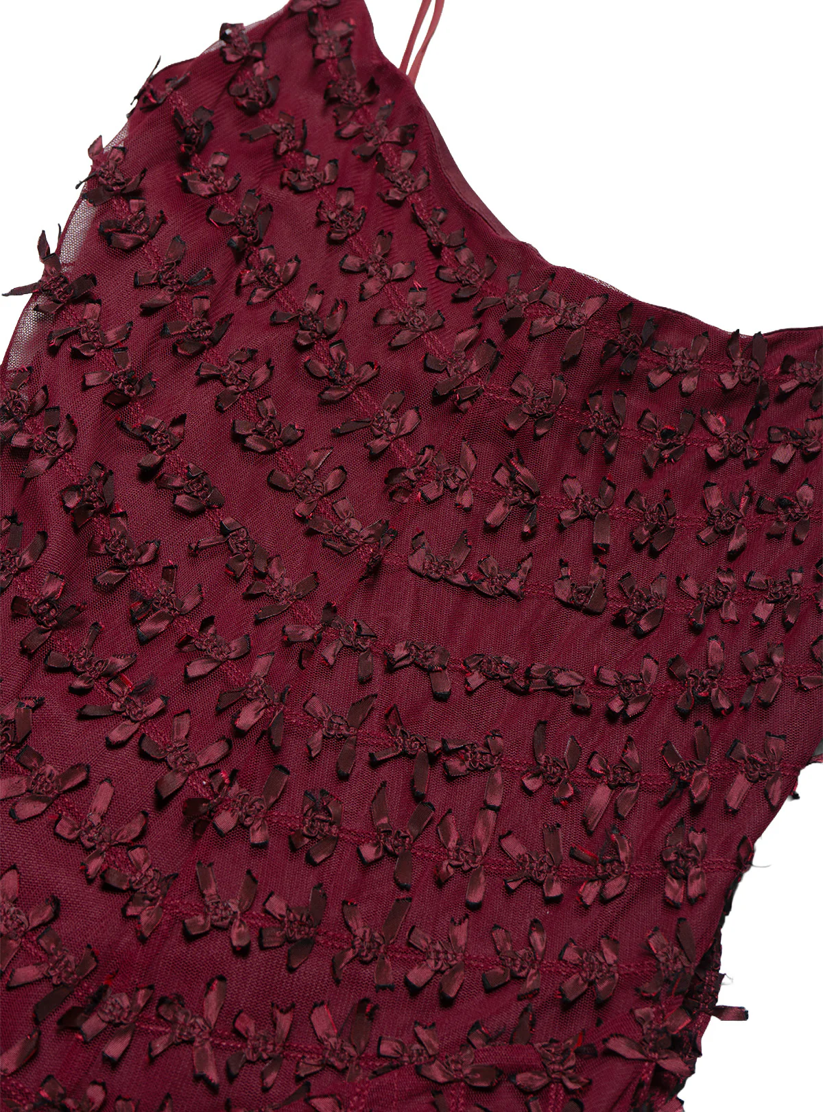 Vintage Burgundy Betsy Johnson Dress - Image 2