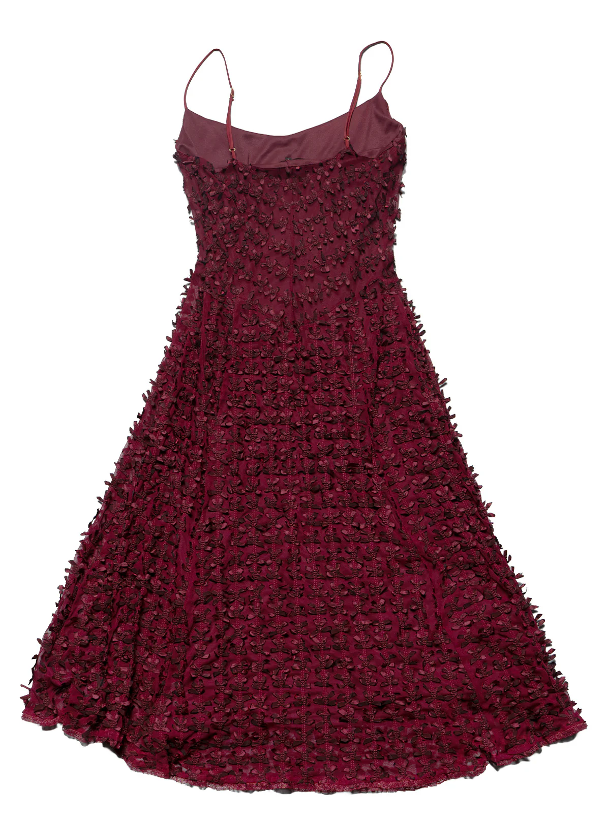 Vintage Burgundy Betsy Johnson Dress - Image 4