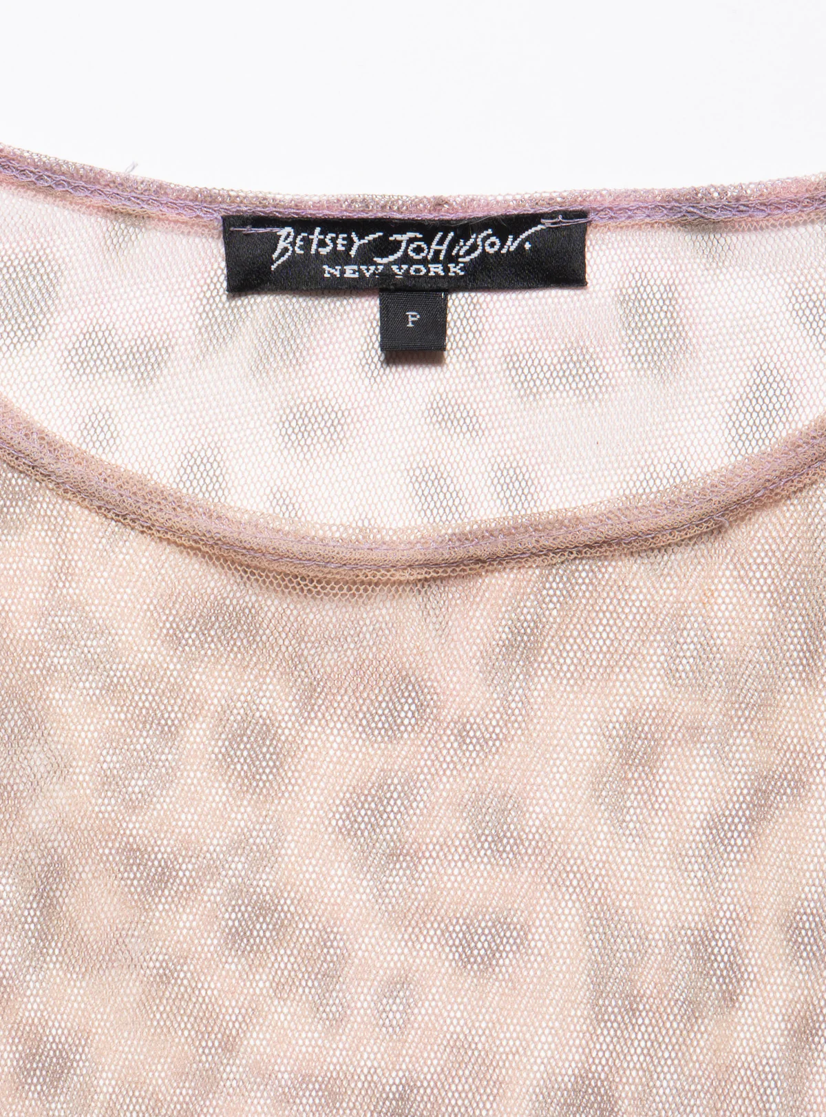 Vintage Betsy Johnson Cheetah Print Long Sleeve Top - Image 3