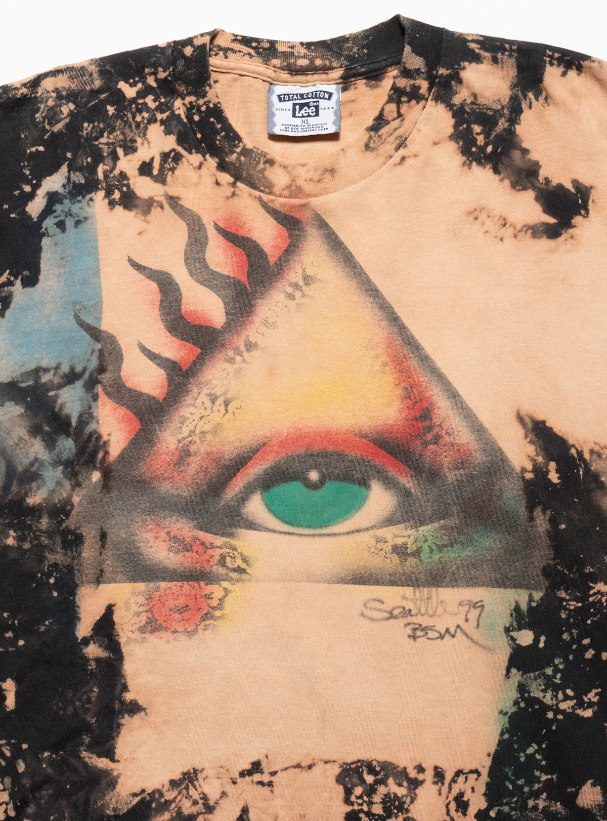 Vintage Bleached Eye of Providence Tee - Image 2
