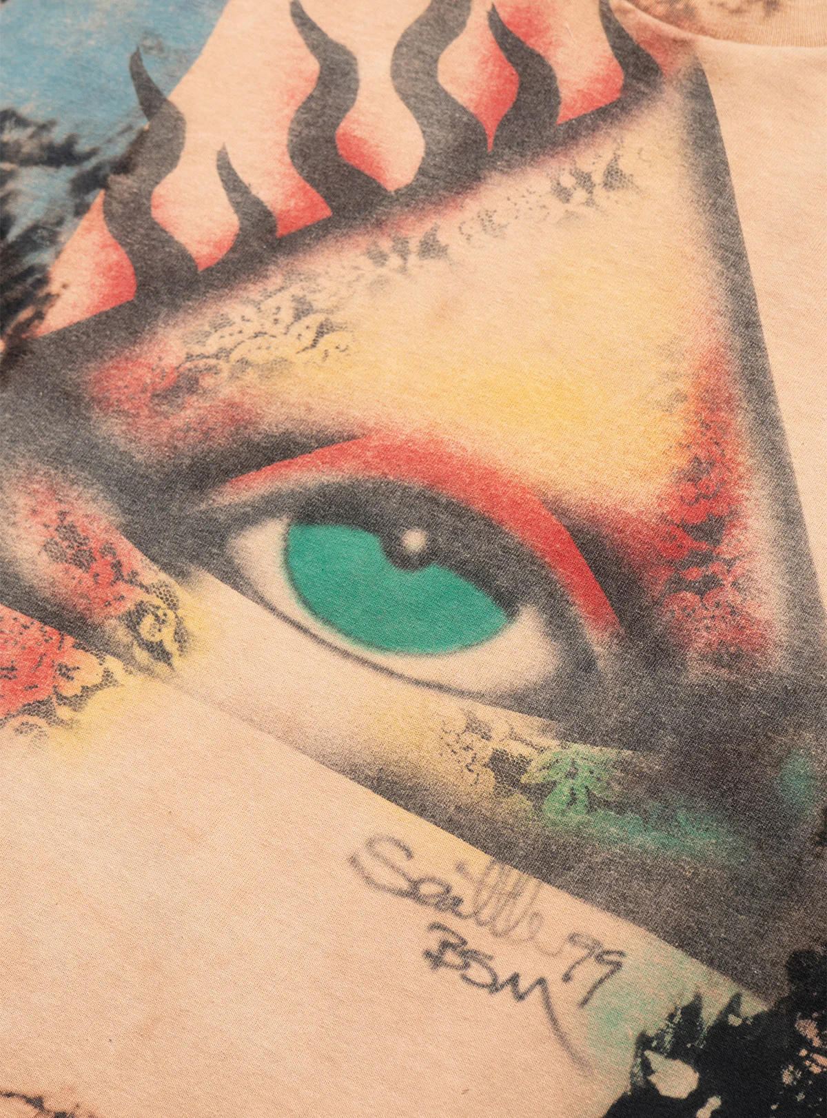 Vintage Bleached Eye of Providence Tee - Image 3