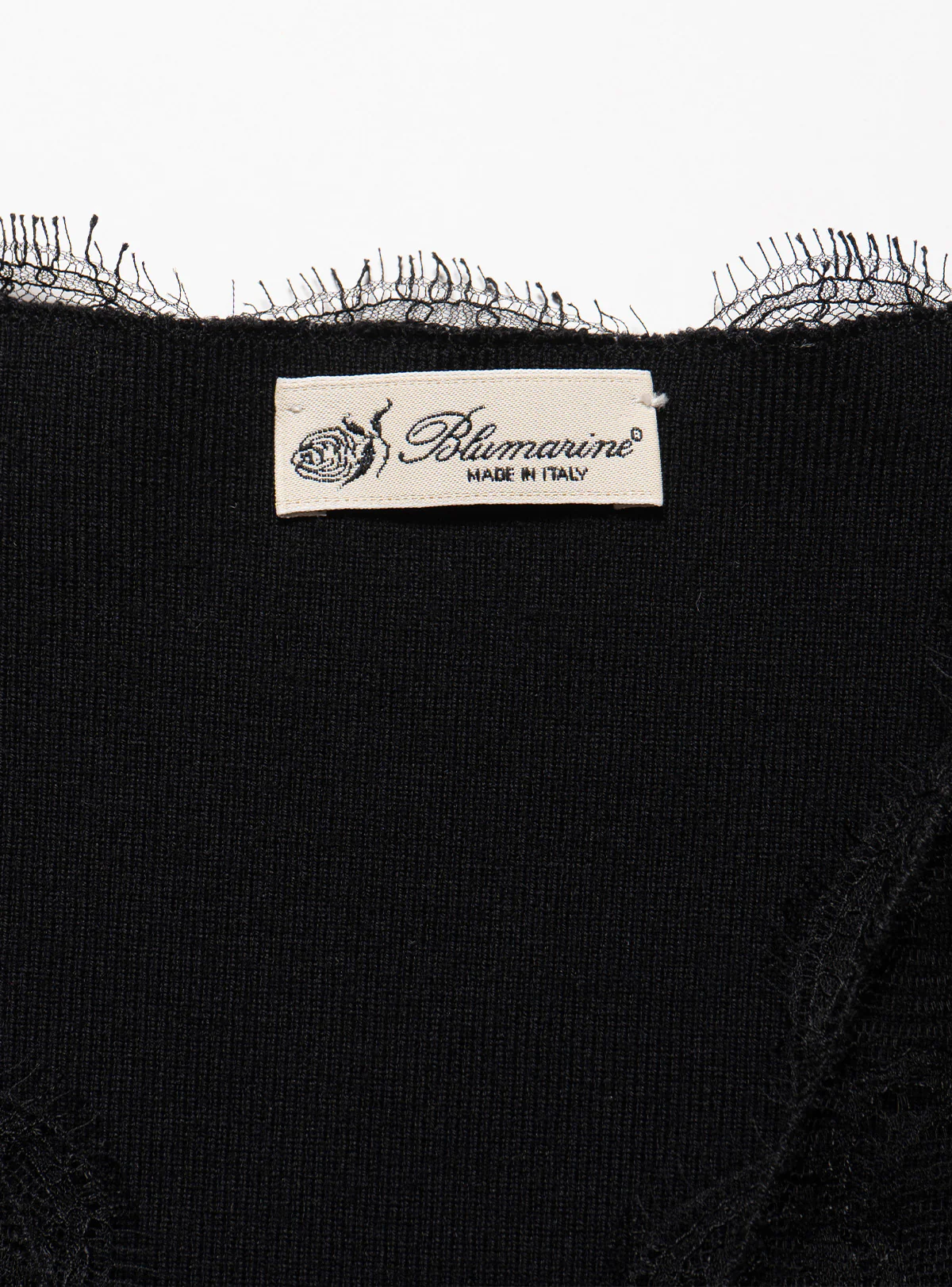 Vintage Blumarine Black lace Rose Sweater - Image 5