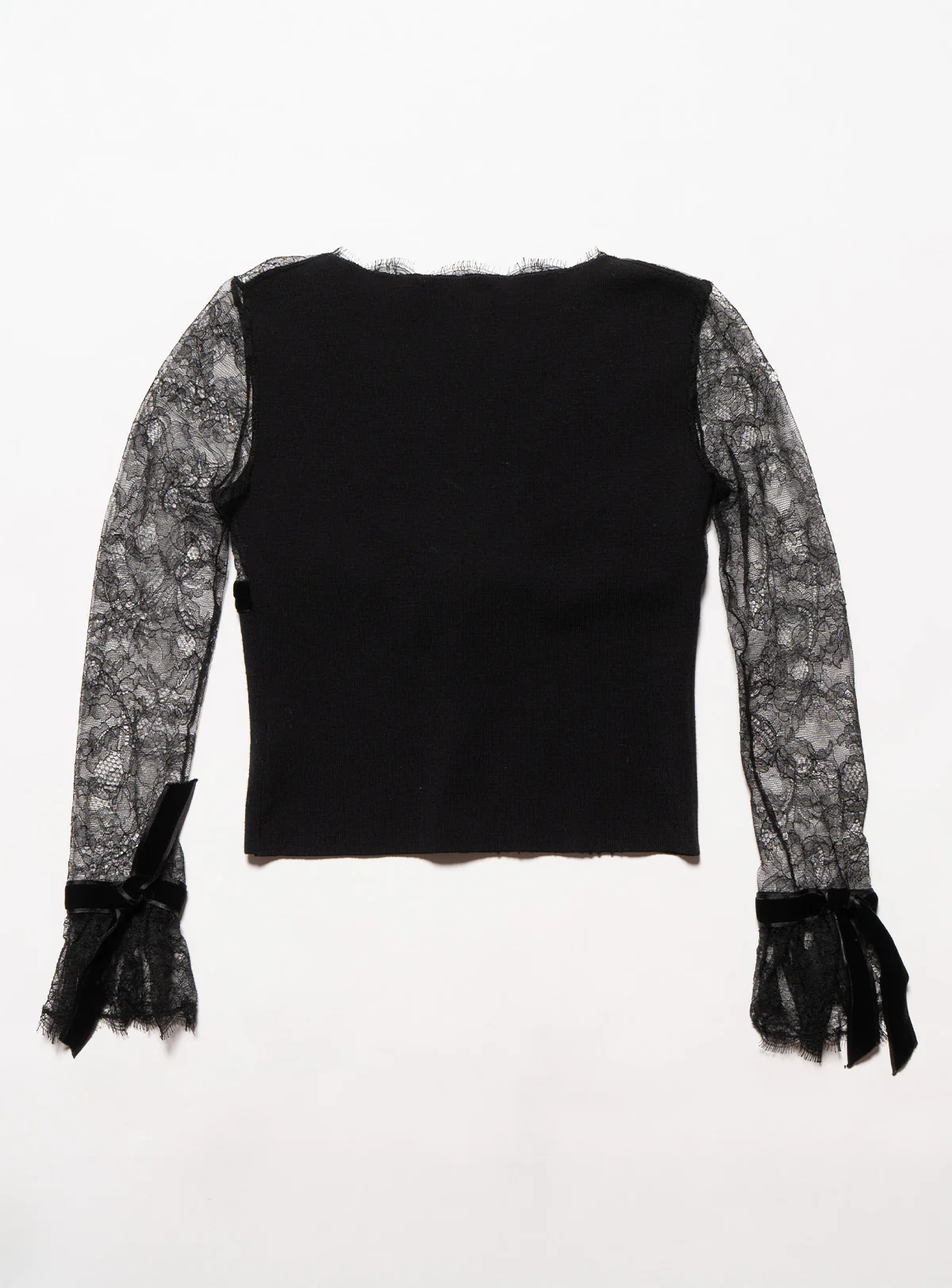 Vintage Blumarine Black lace Rose Sweater - Image 6