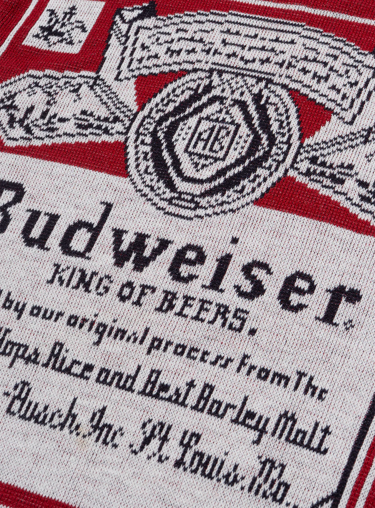 Vintage Budweiser Knit Sweater - Image 2