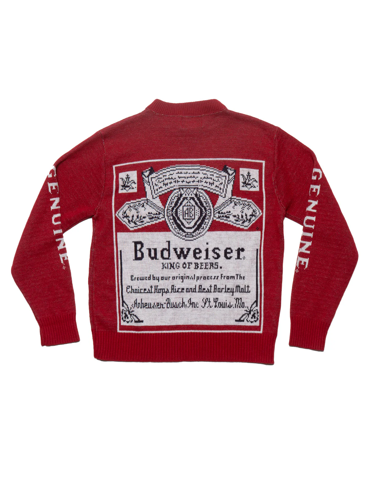 Vintage Budweiser Knit Sweater - Image 5