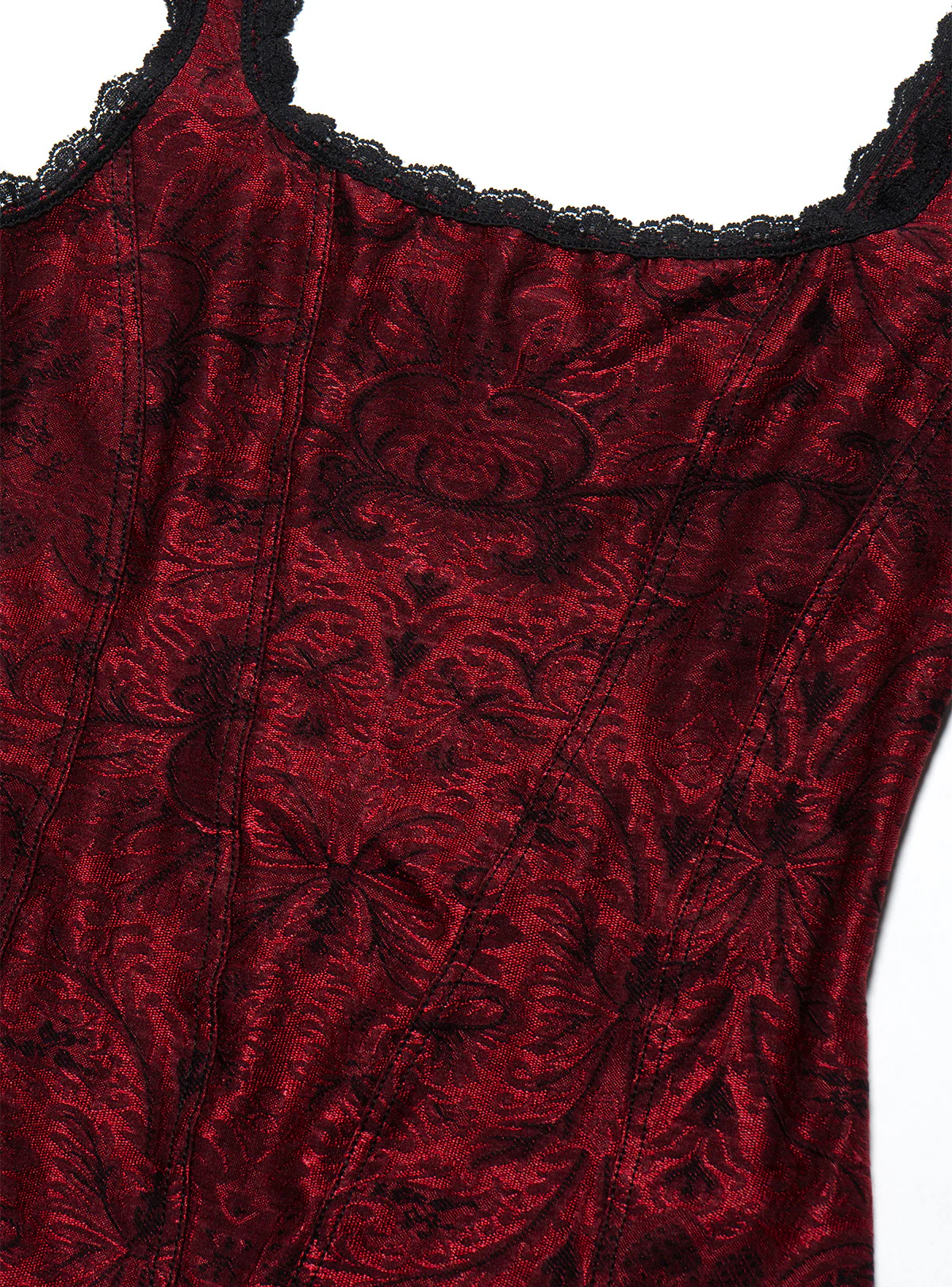 Vintage Caché Red Velvet Top - Image 2