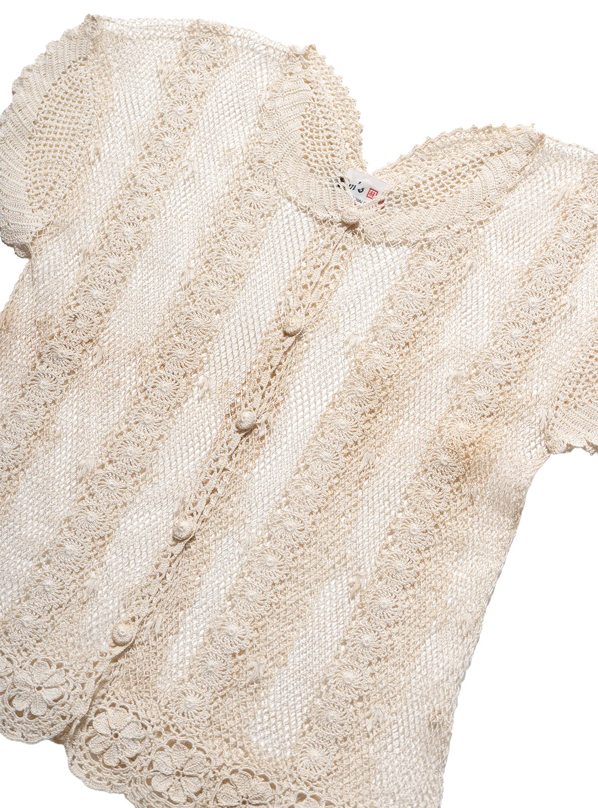 Vintage Crochet Button Up Top - Image 2
