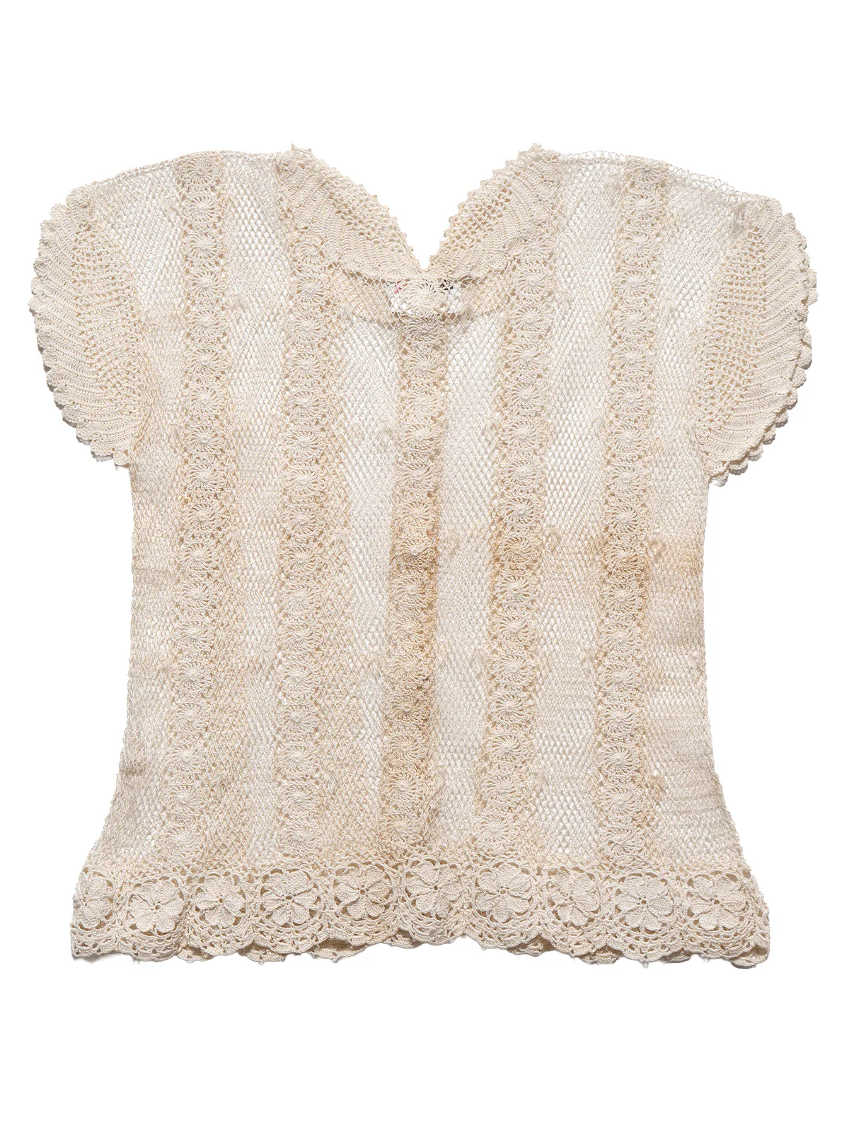 Vintage Crochet Button Up Top - Image 4