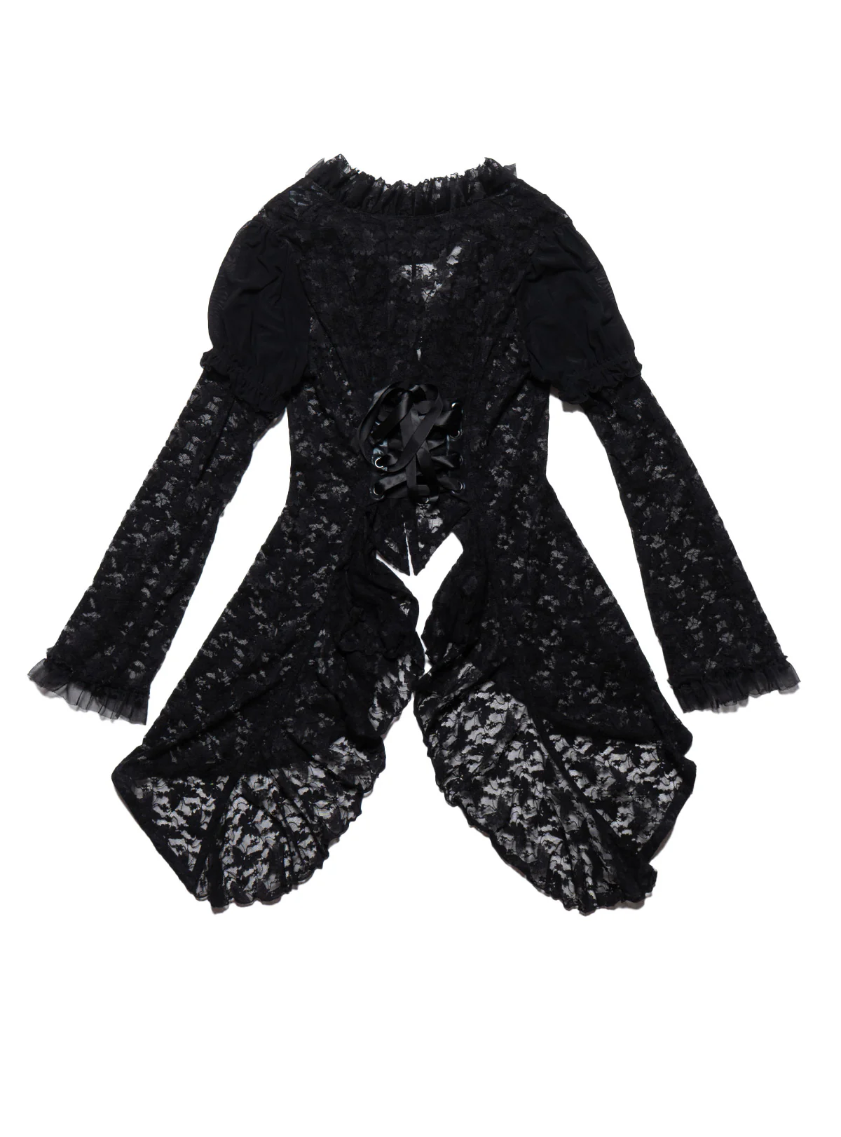 Vintage Frill by h.naoto Bolero Lace Cardigan - Image 6