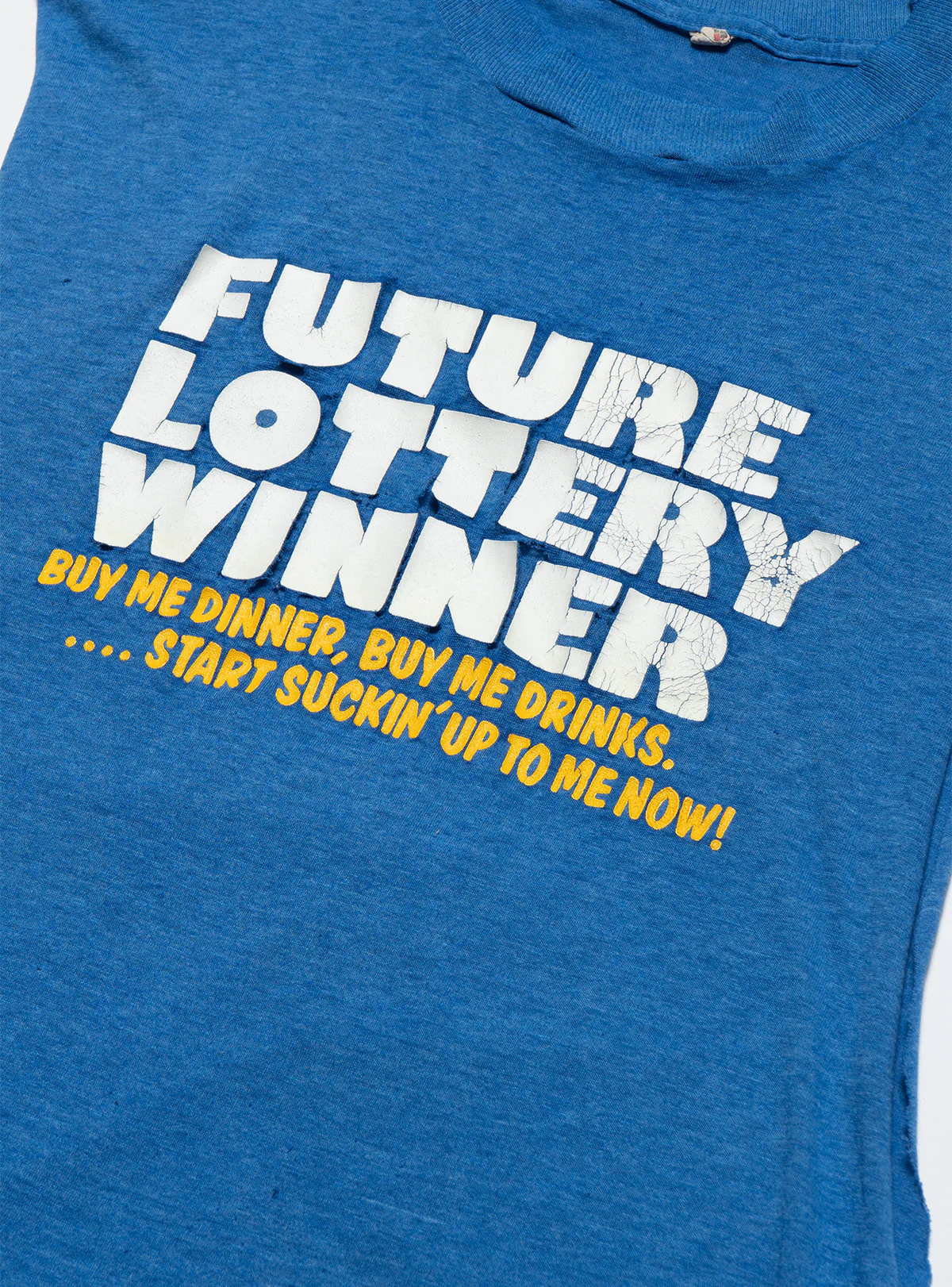 Vintage Future Lottery Winner Sleeveless Tee - Image 2