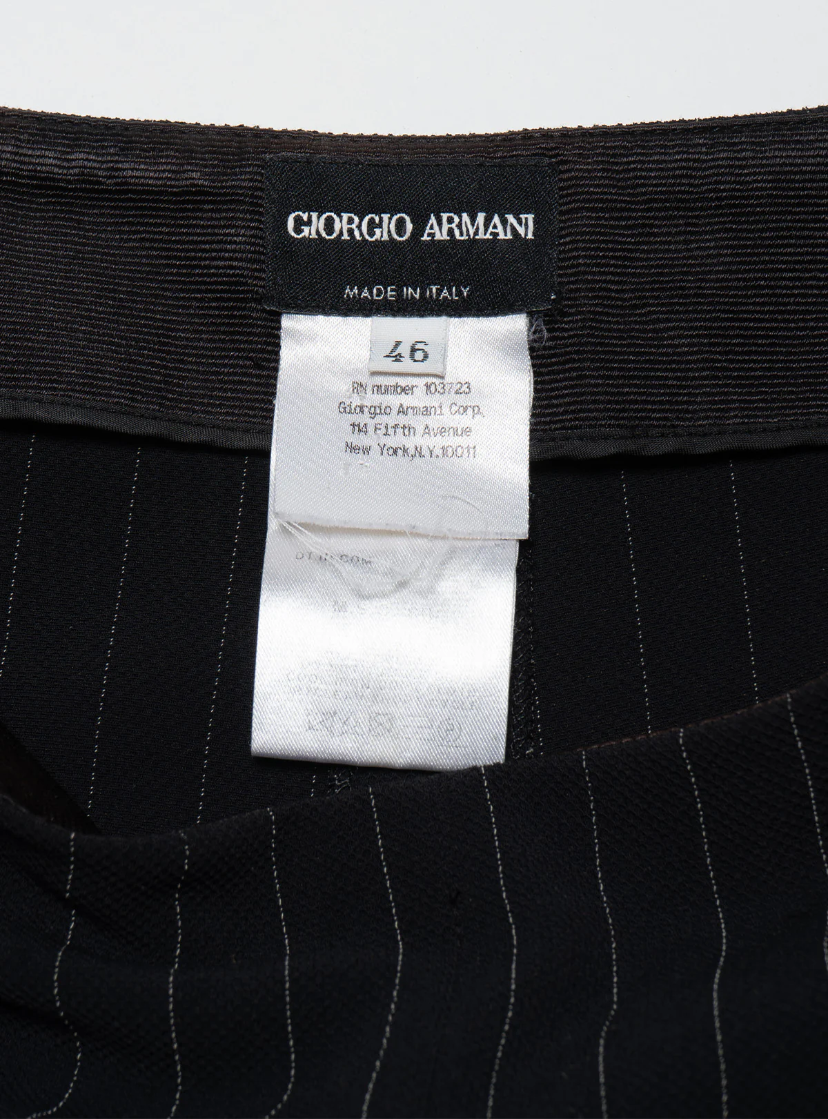 Vintage Giorgio Armani Pinstripe Pants - Image 3