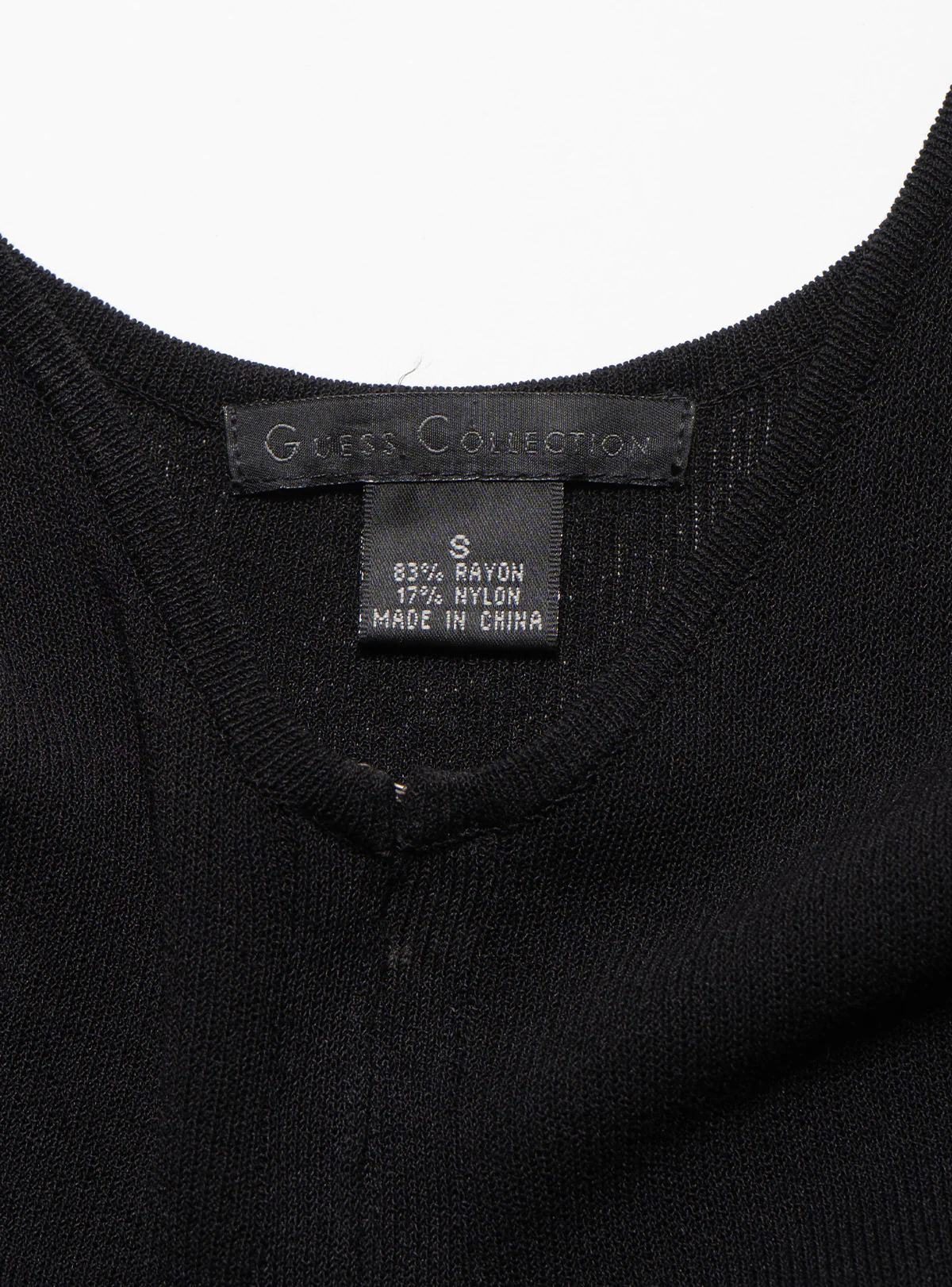 Vintage Guess Collection Black Knit Mini Dress - Image 3