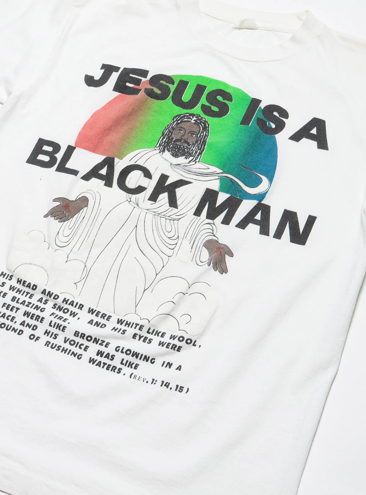 Vintage Jesus is a Black Man Tee - Image 2