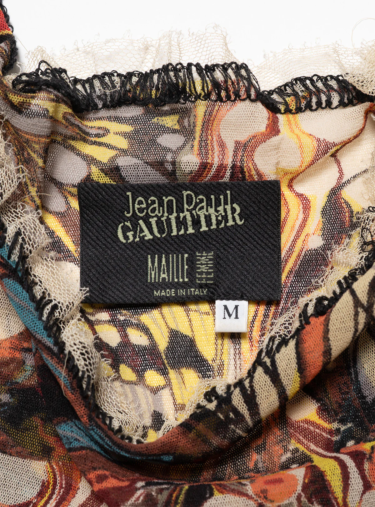 Jean Paul Gaultier Butterfly Mesh Tank - Image 3