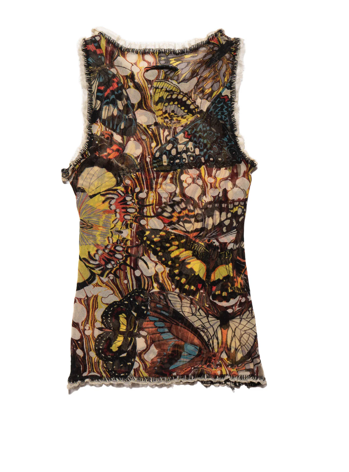 Jean Paul Gaultier Butterfly Mesh Tank - Image 4