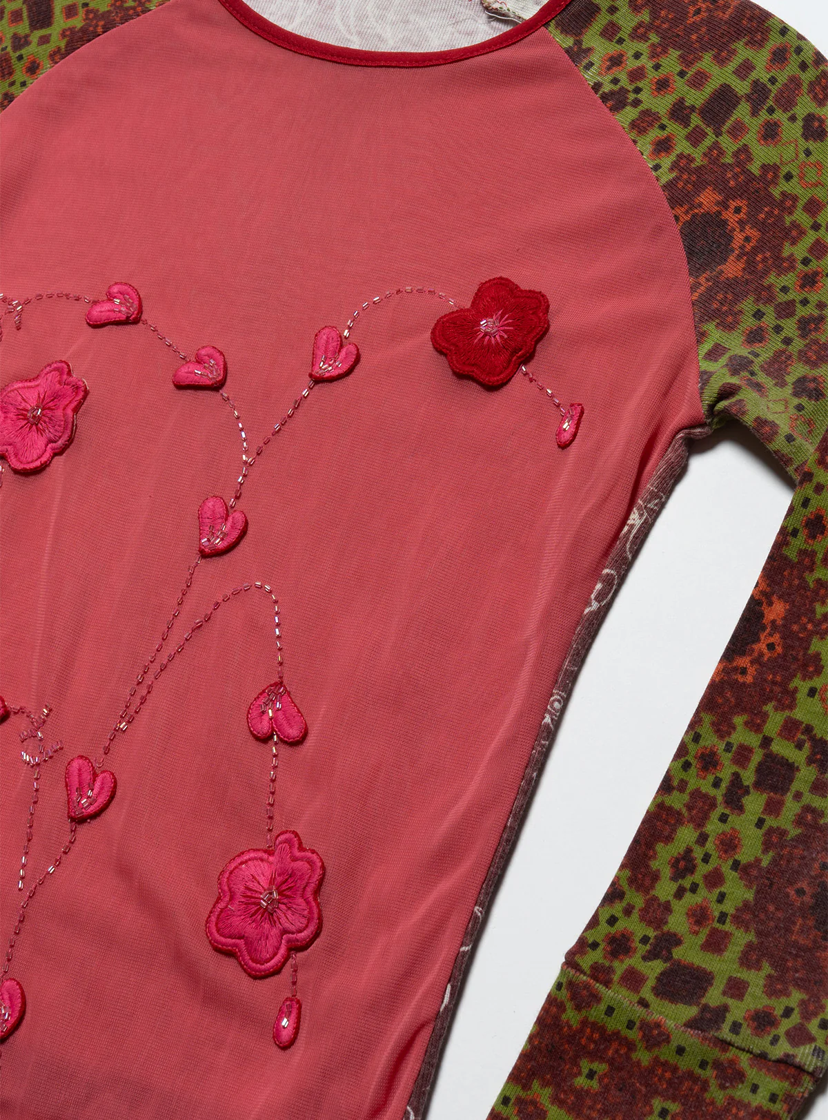 Vintage Kizungu Zungu Flower Long Sleeve Top - Image 2