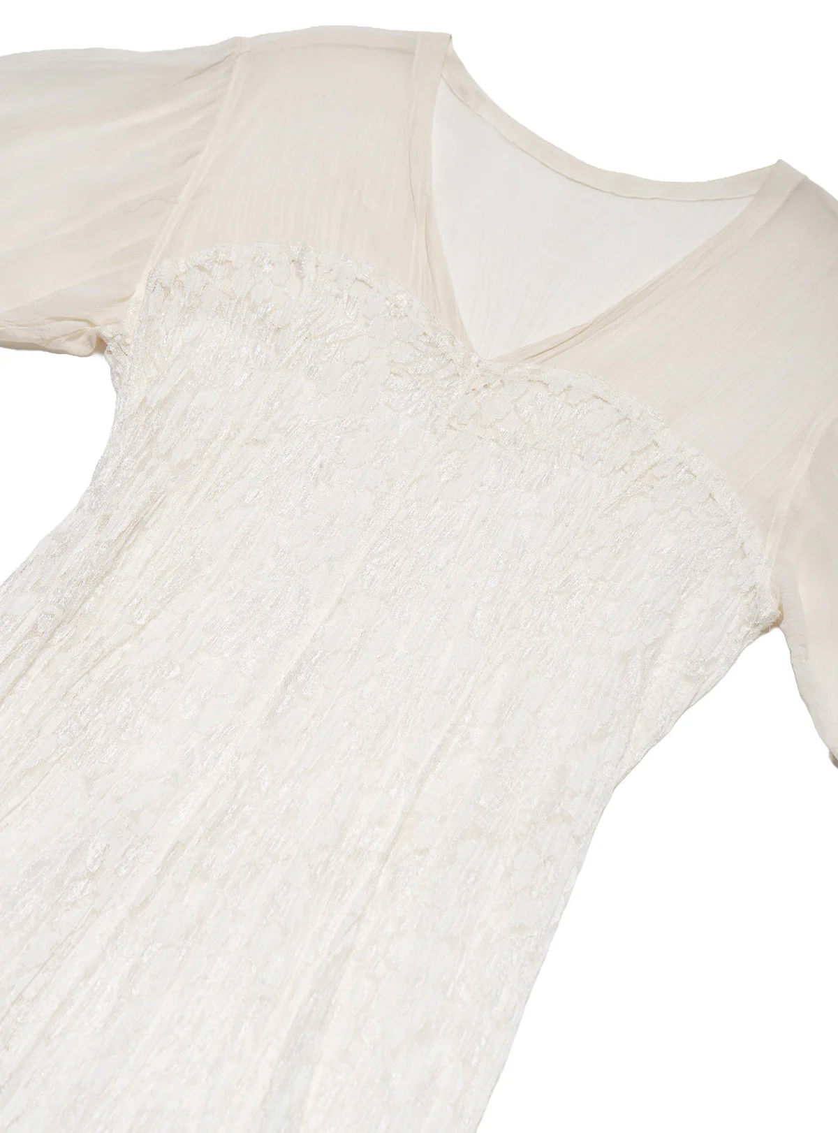Vintage Lace Floral Dress - Image 2