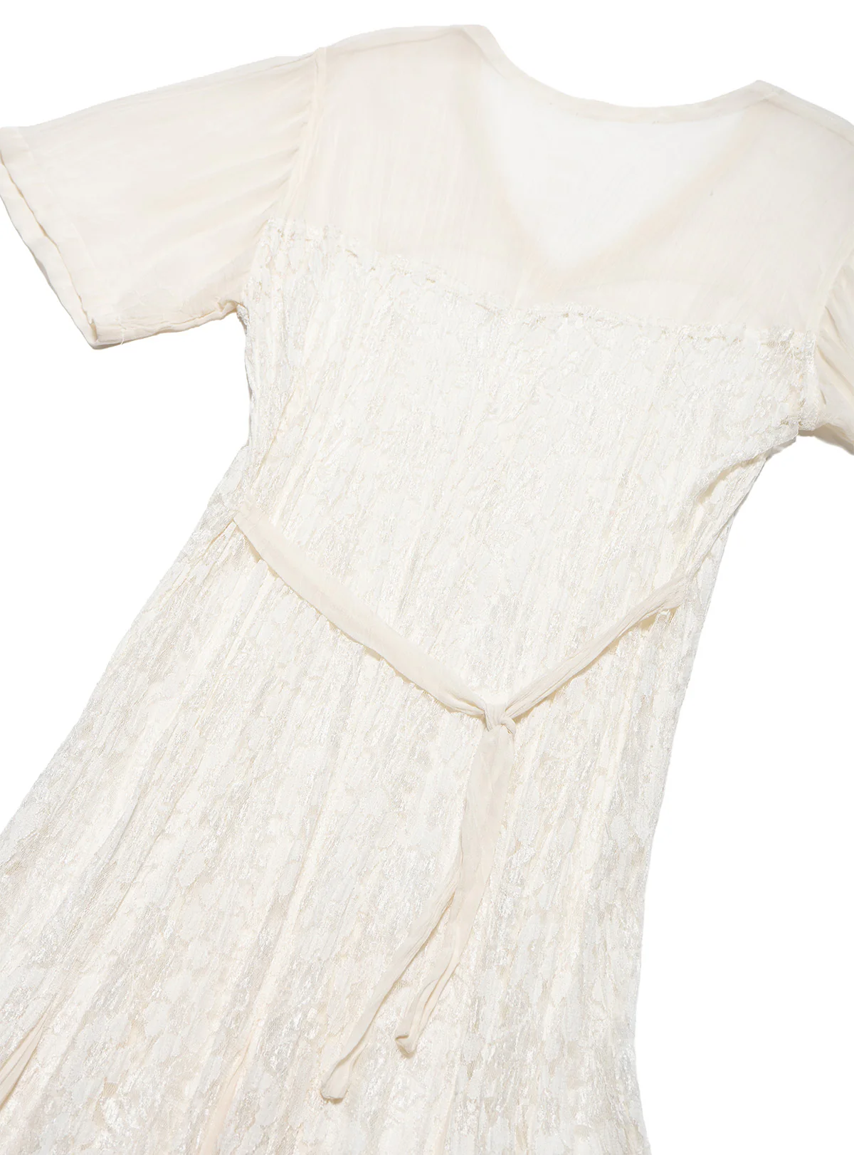 Vintage Lace Floral Dress - Image 5