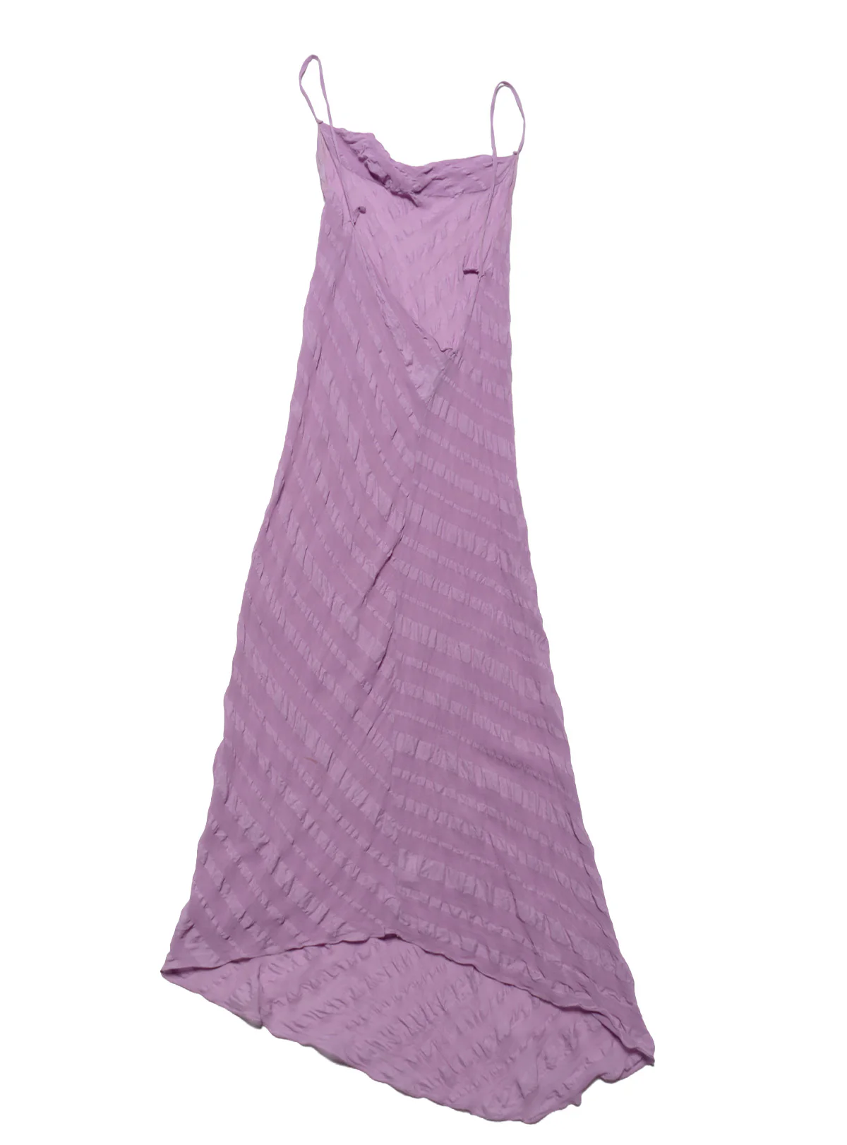 Vintage Lavender Gharani Strok Bias Dress - Image 5