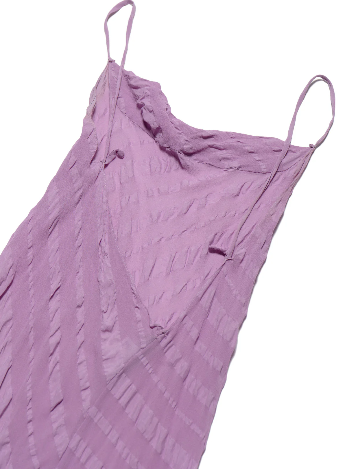 Vintage Lavender Gharani Strok Bias Dress - Image 6