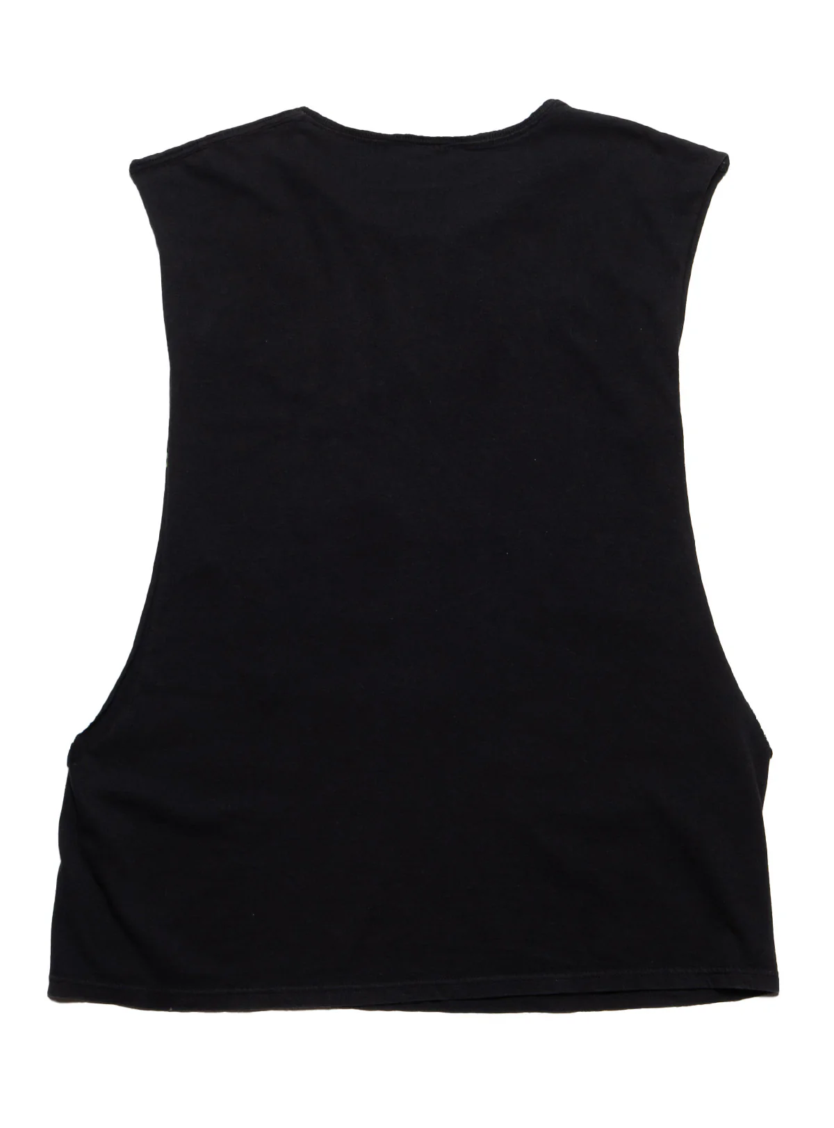 Vintage Liquid Blue Skulls Sleeveless Tee - Image 6