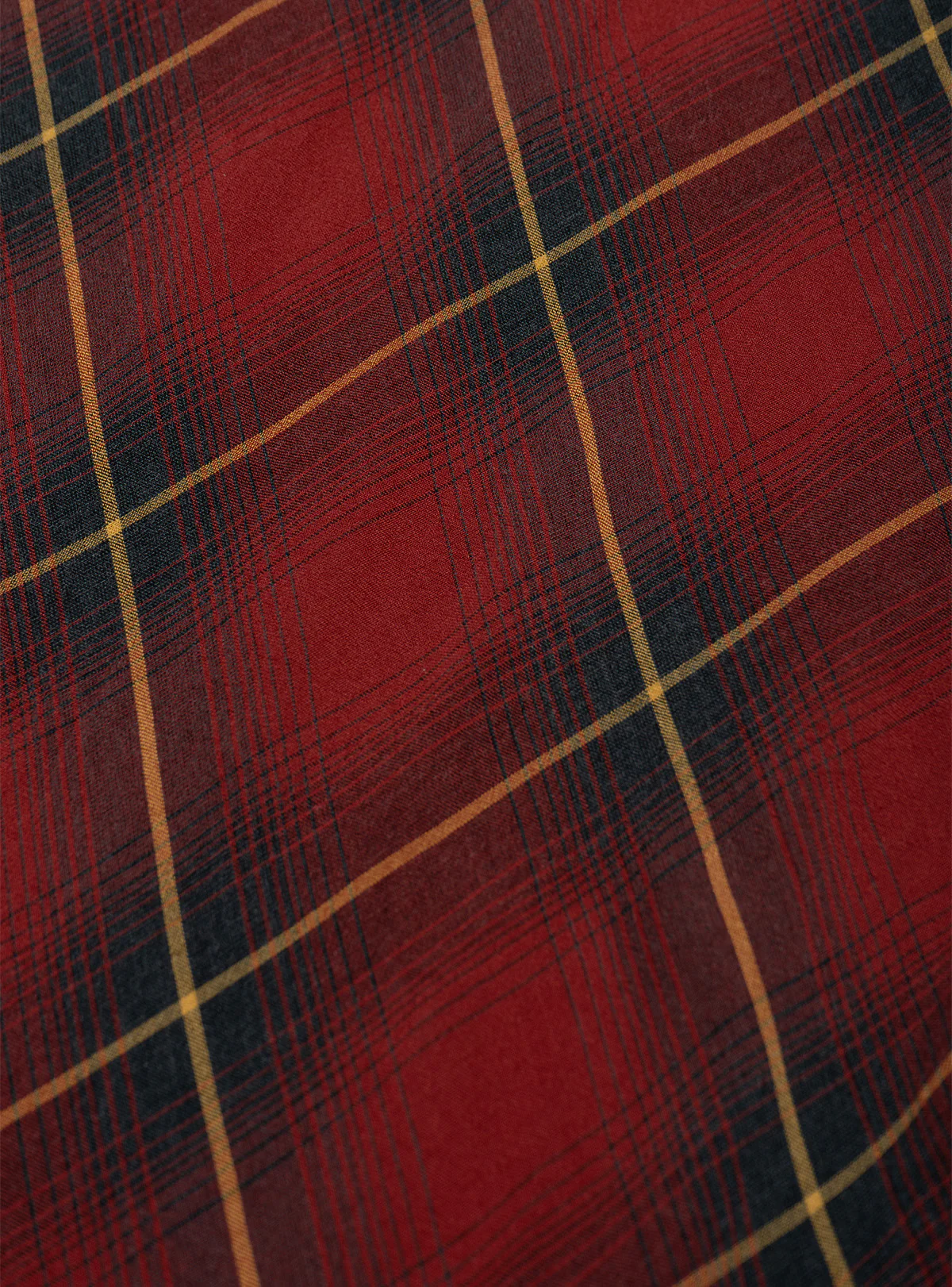 Marks and Spencer Red Plaid Bias Dress - Image 3