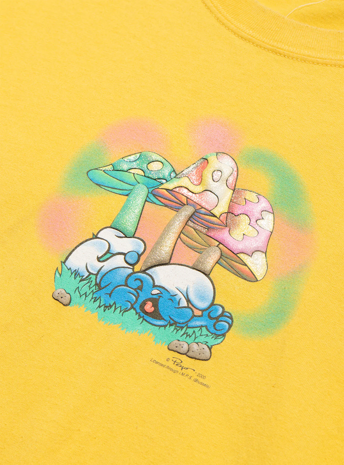 Vintage Smurf Mushroom Tee - Image 2