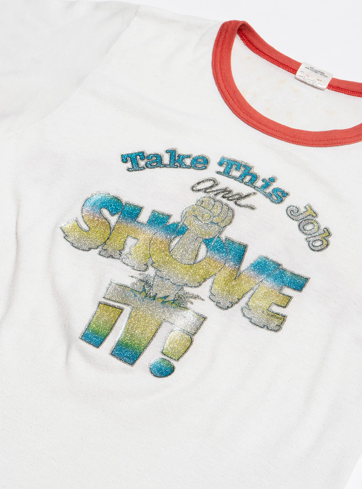 Vintage Take This Job And Shove It Tee - Image 2
