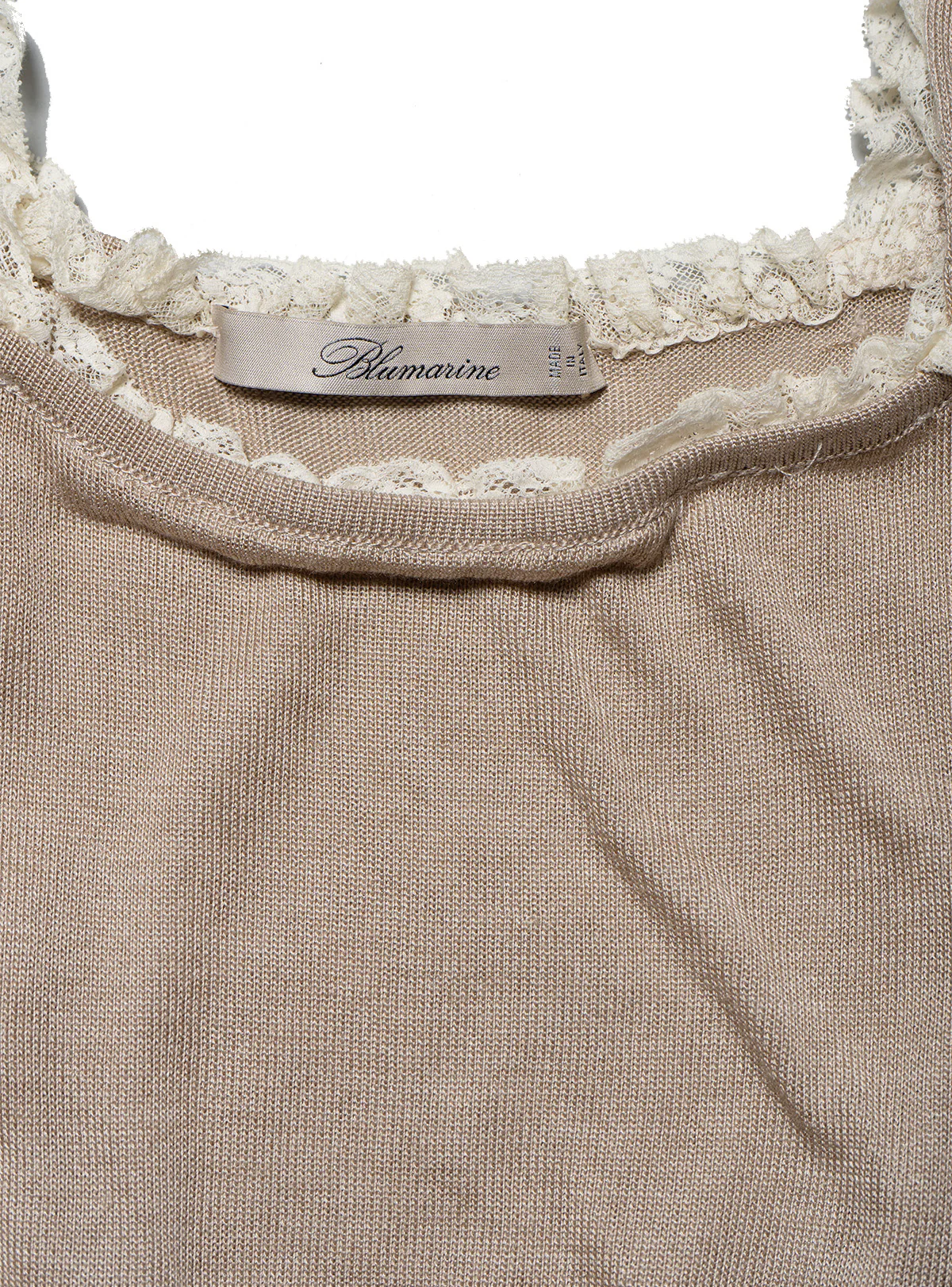 Vintage Taupe Blumarine Knit Top - Image 4