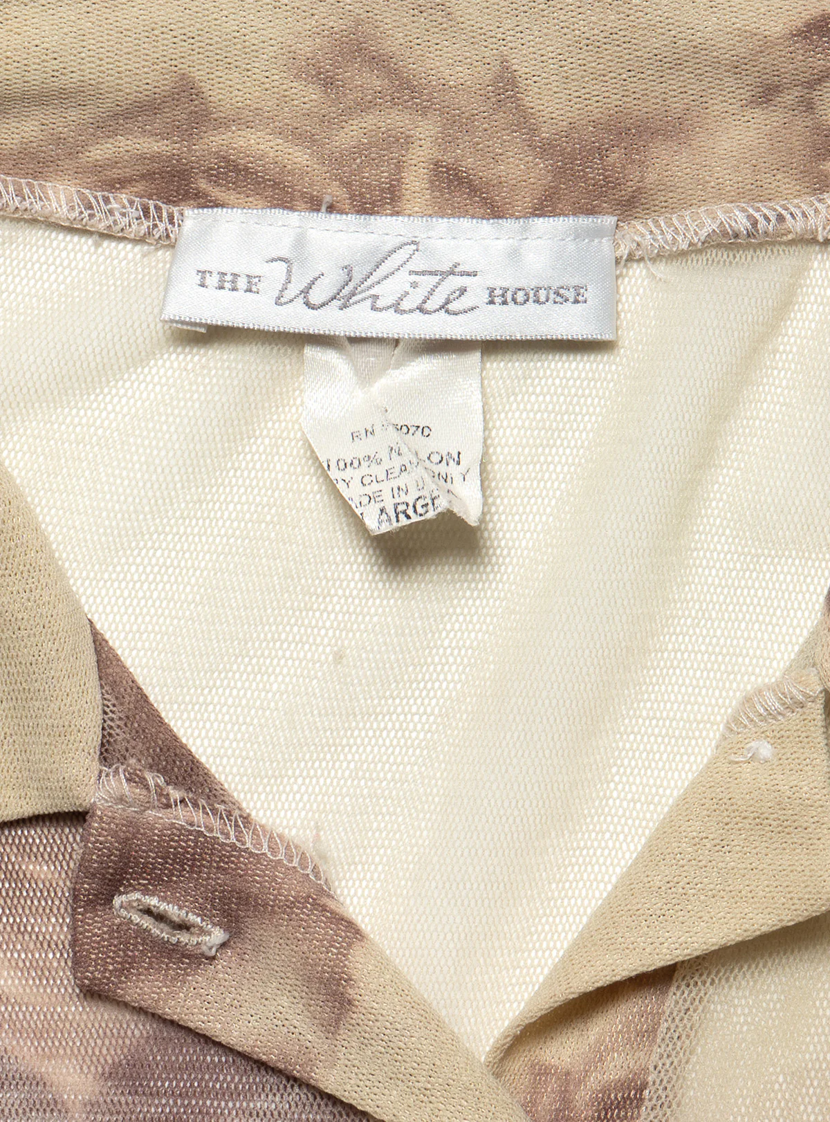 Vintage The White House Rose Blouse - Image 3