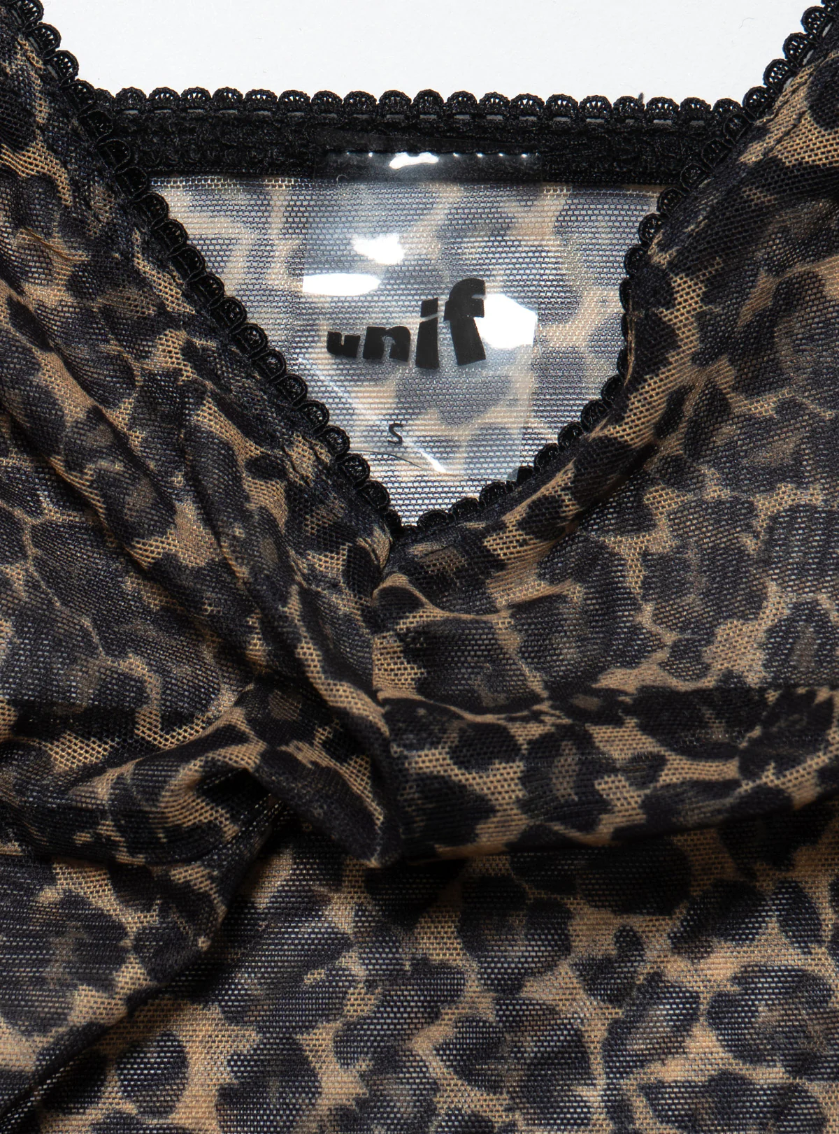 Vintage UNIF Leopard Print Top - Image 3
