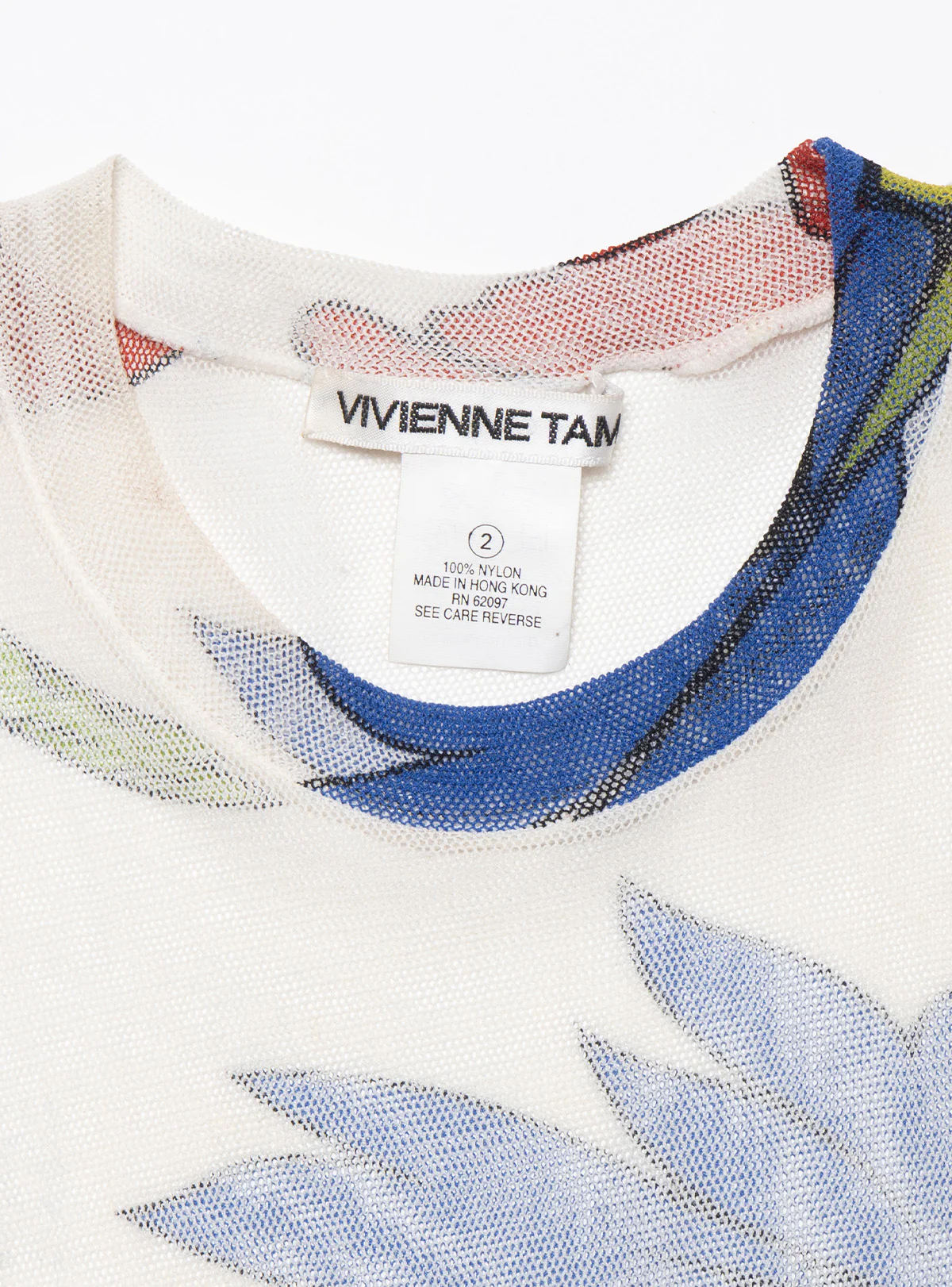 Vintage Vivienne Tam Floral Print Dress - Image 3