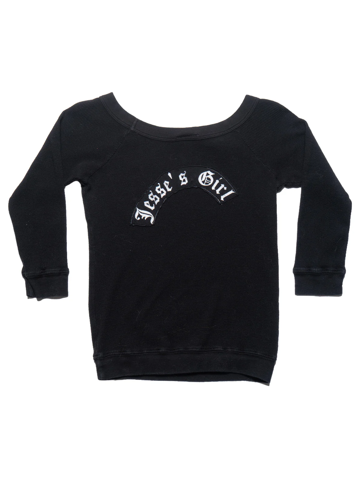 Vintage West Coast Choppers 3/4 Sleeve Waffle Top Black - Image 6