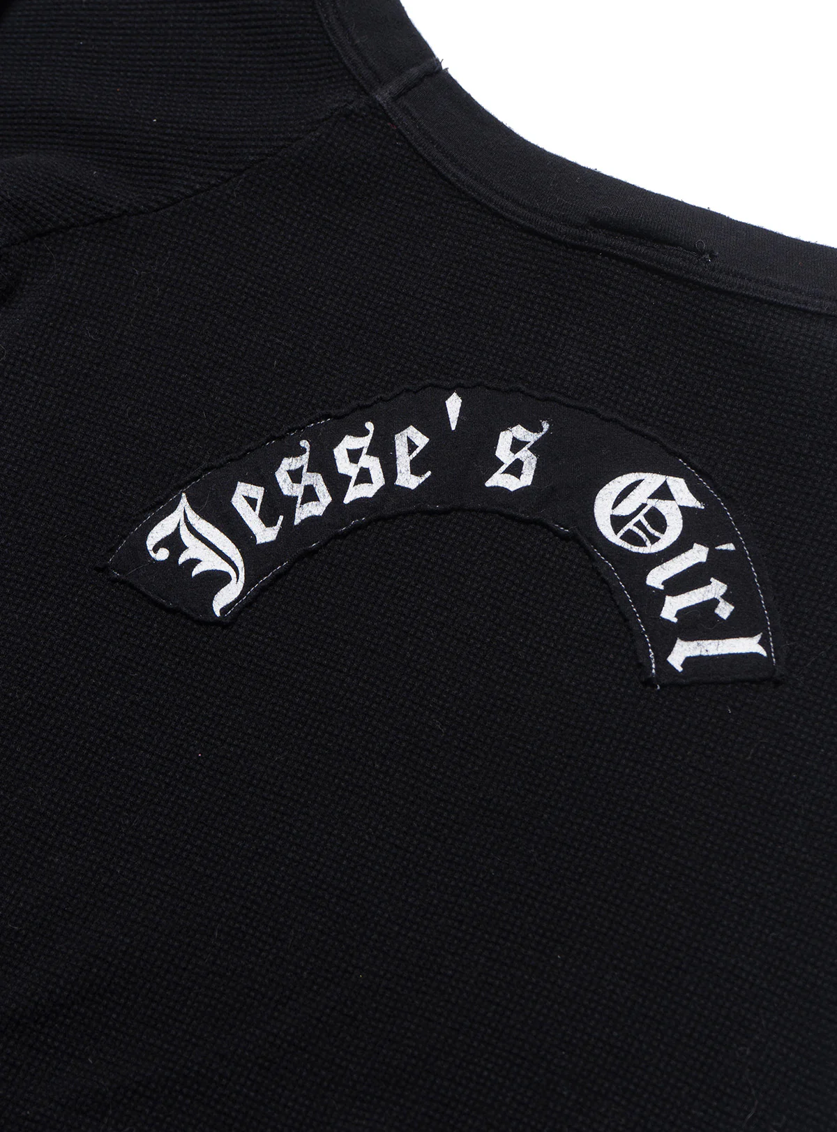 Vintage West Coast Choppers 3/4 Sleeve Waffle Top Black - Image 7