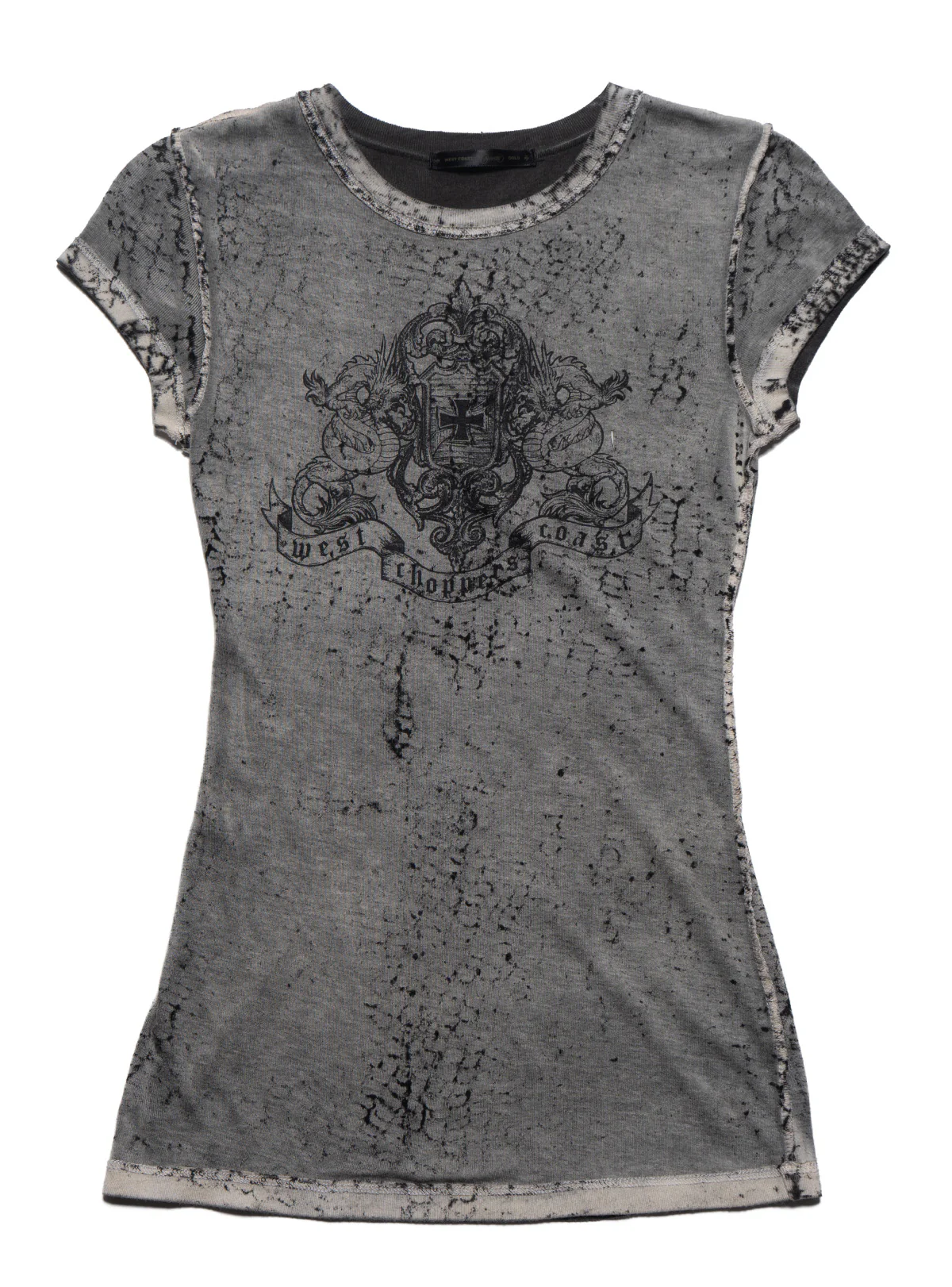 Vintage West Coast Choppers Dragon Tee Grey