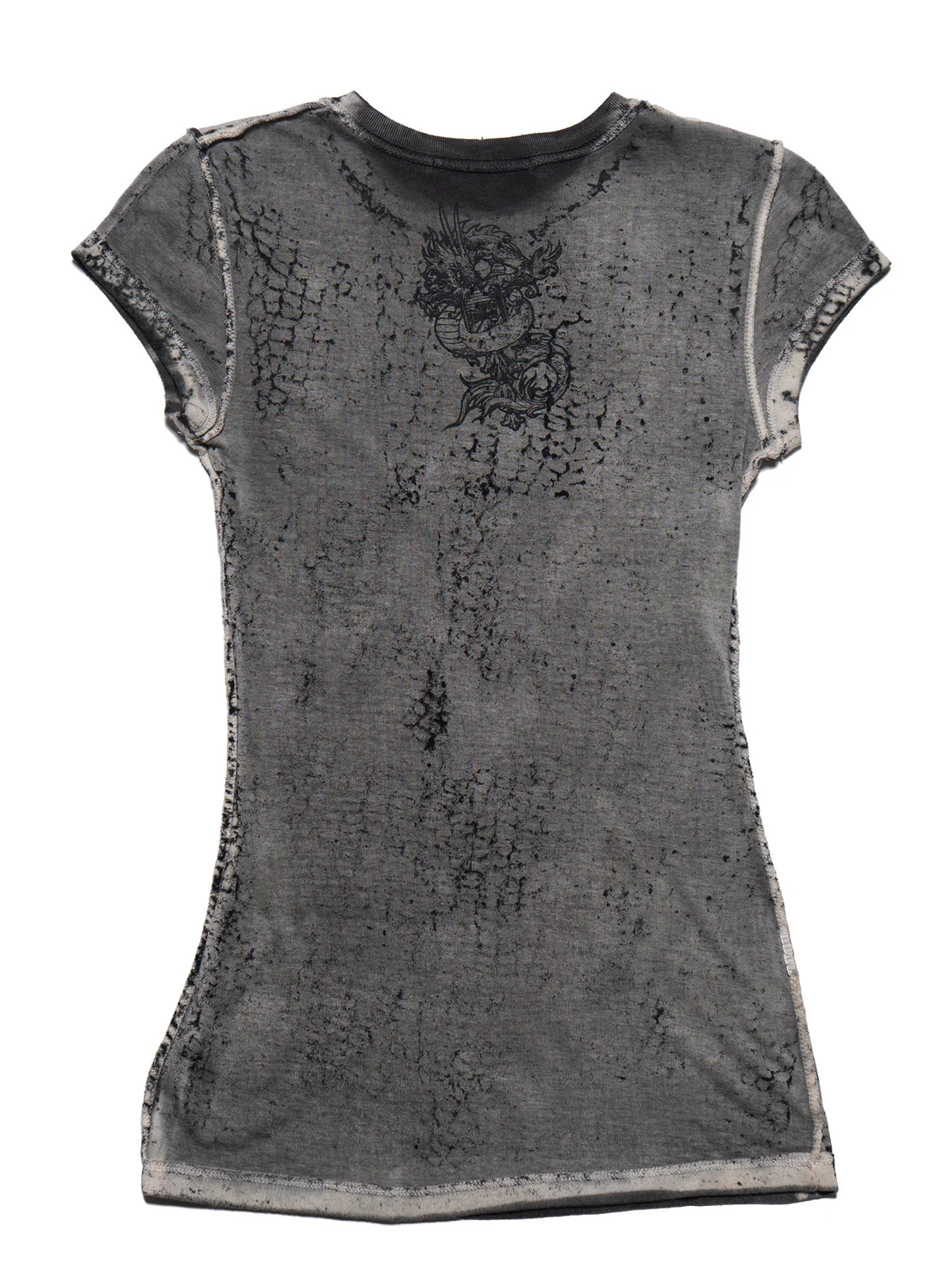 Vintage West Coast Choppers Dragon Tee Grey - Image 4