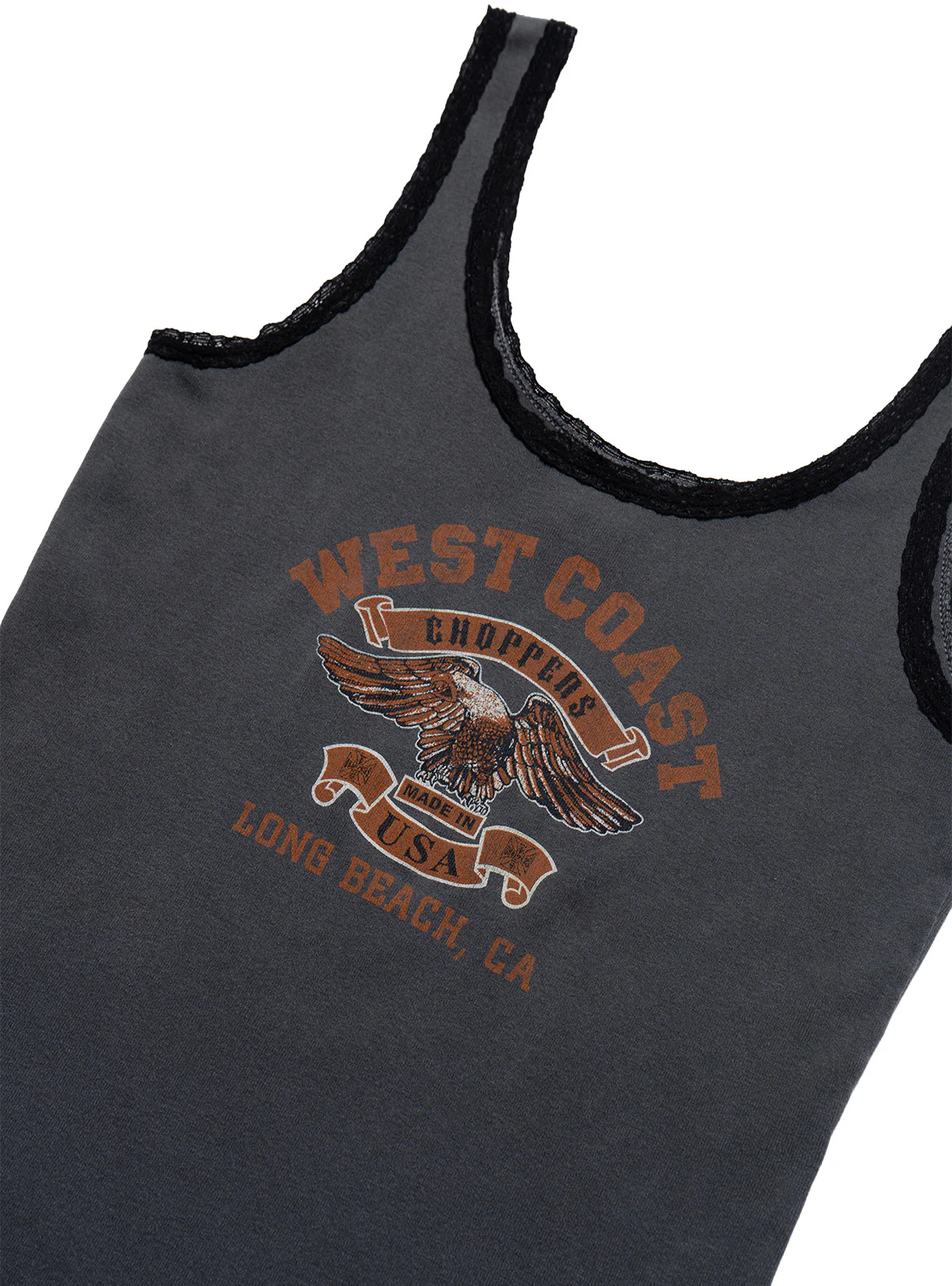 Vintage West Coast Choppers Genuine Motherfucker Tank Top Grey - Image 2
