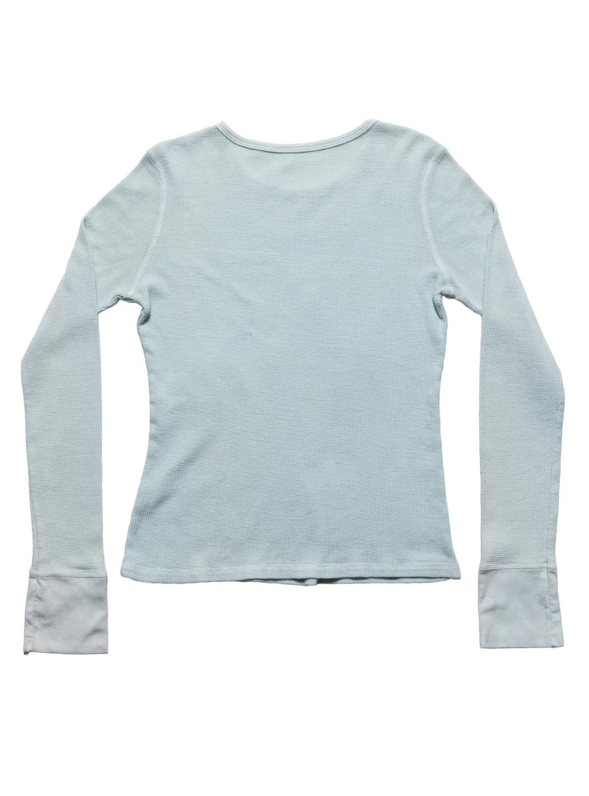 Vintage West Coast Choppers Long Sleeve Waffle Top Blue - Image 3