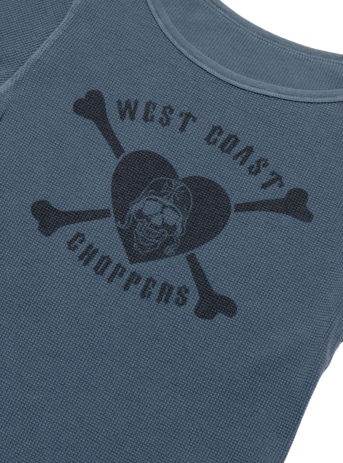 Vintage West Coast Choppers Waffle Top Blue - Image 2