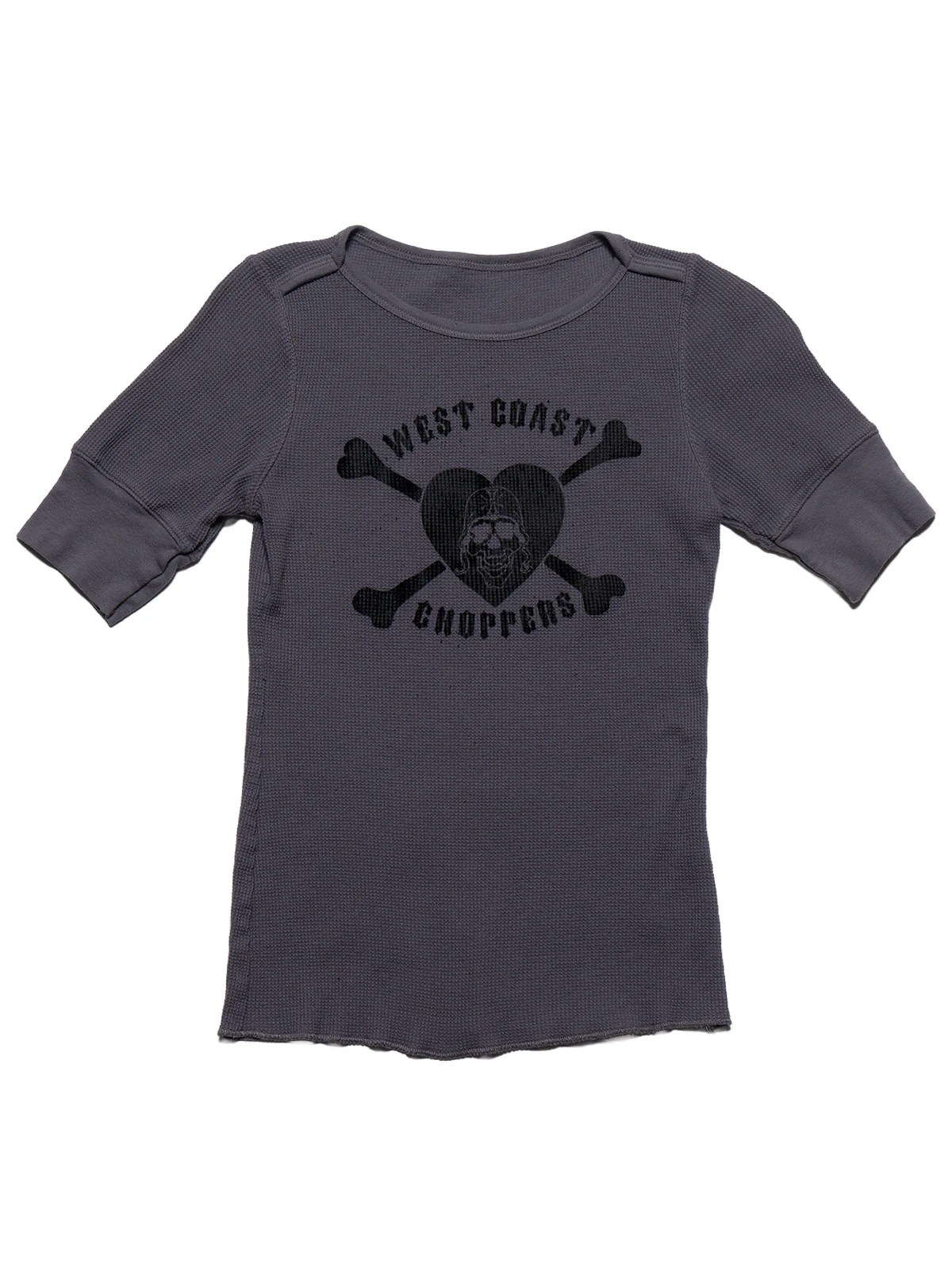 Vintage West Coast Choppers Waffle Top Grey