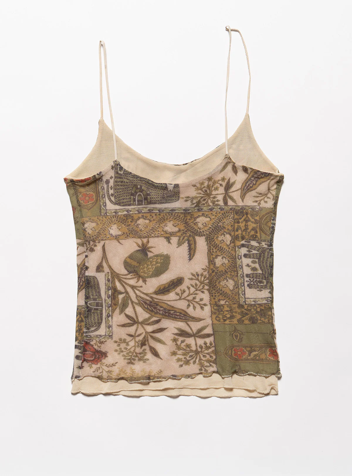 Vintage Weston Wear Mesh Print Spaghetti Tank - Image 4