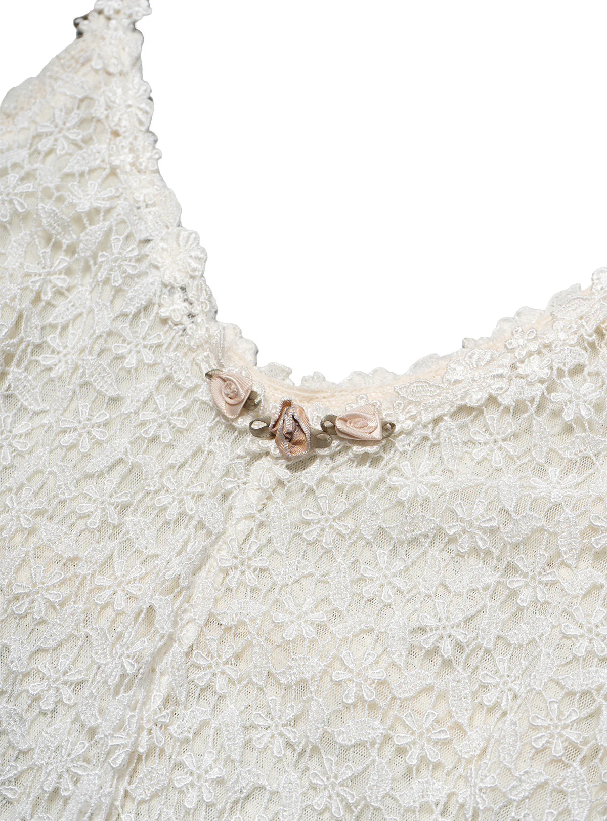 Vintage White Claire Pettibone Lace Camisole - Image 6