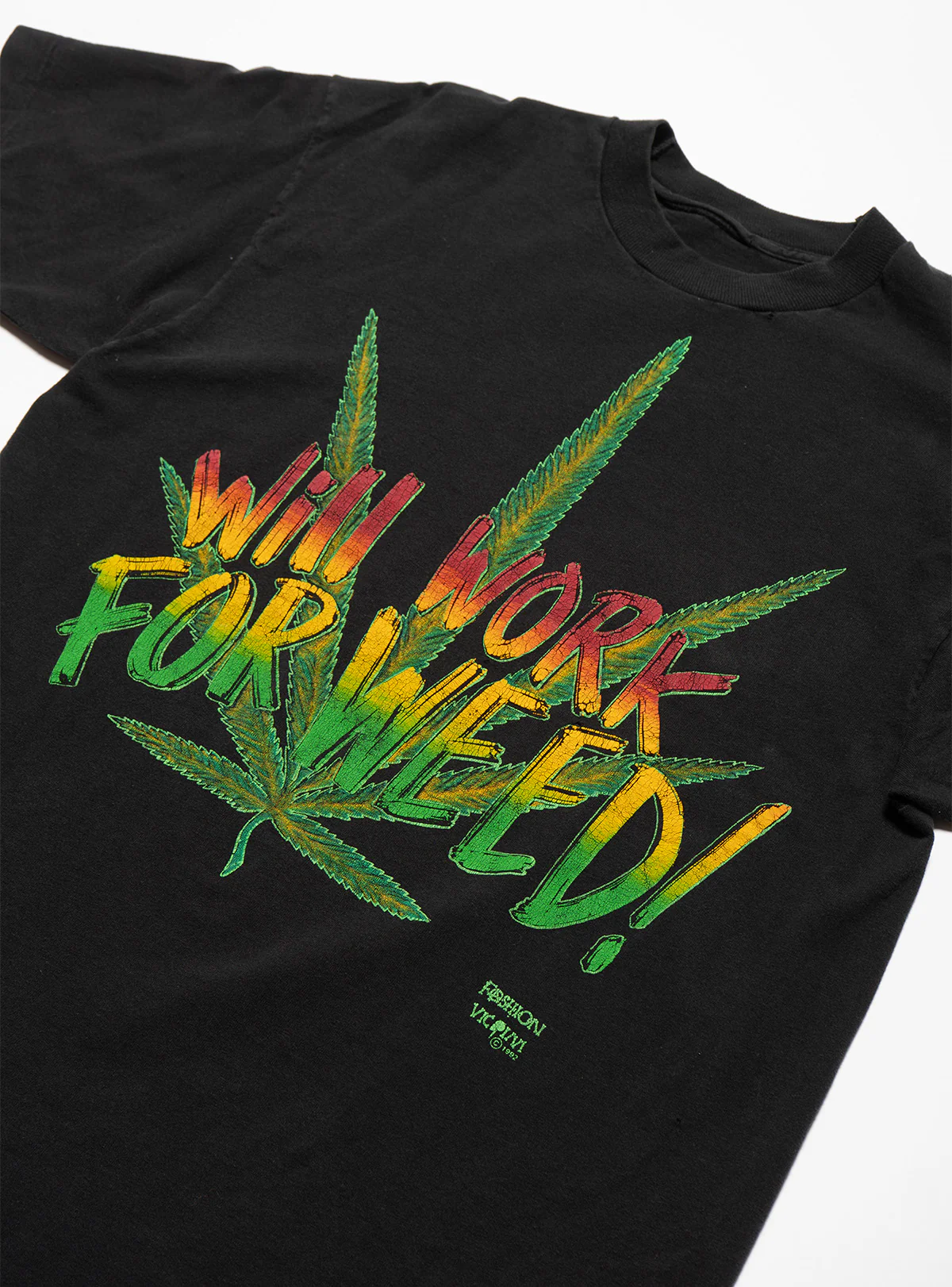 Vintage Will Work For Weed Tee - Image 2